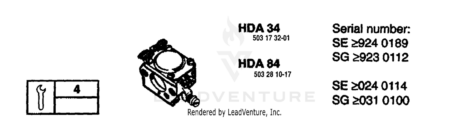 Carburetor (HDA 34 & 84)
