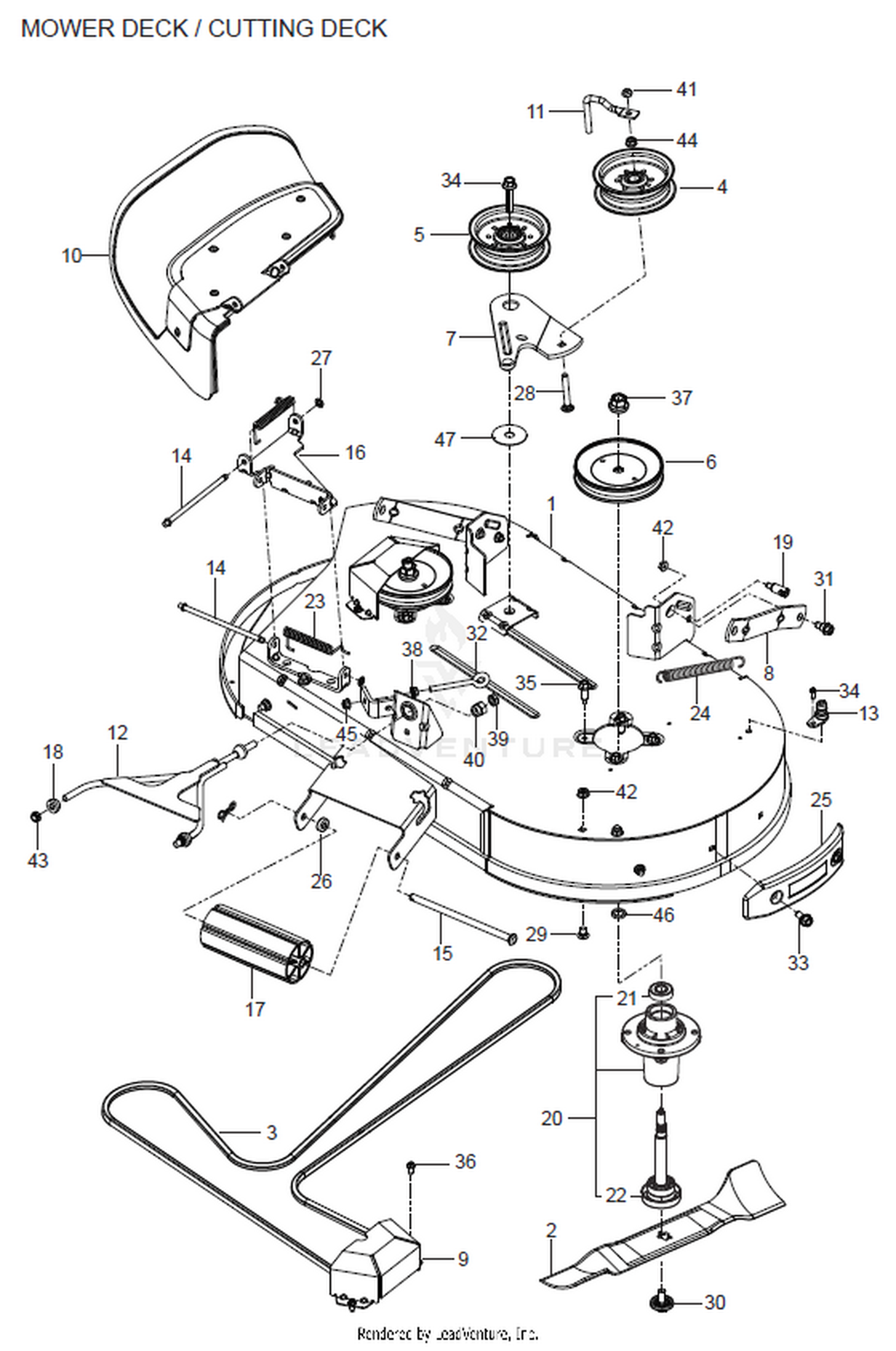 MOWER DECK / CUTTING DECK