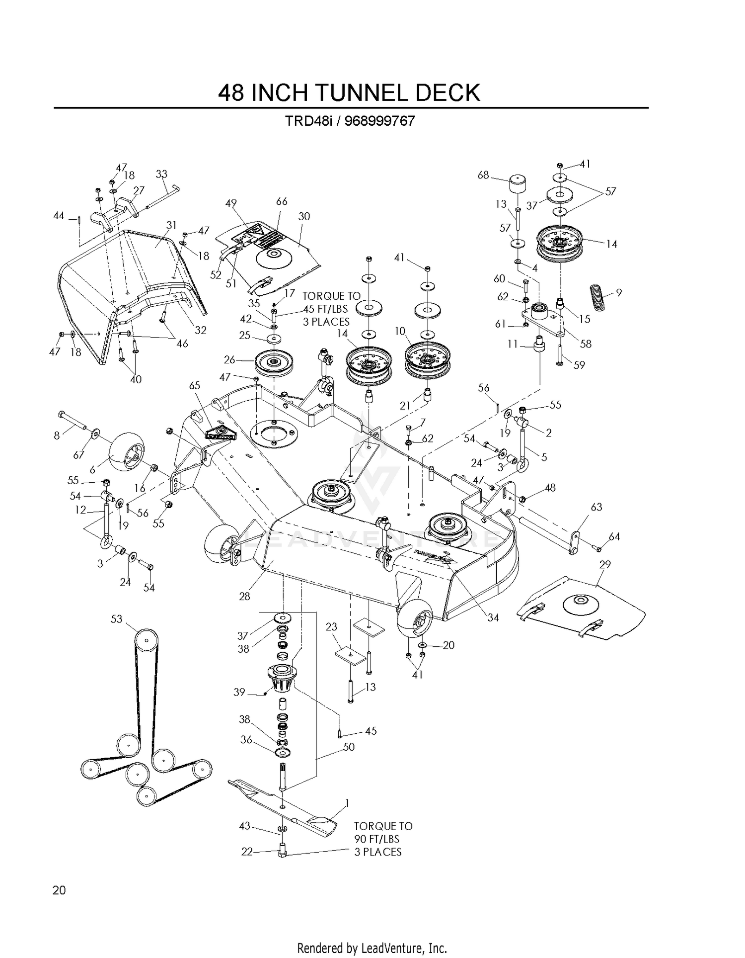 MOWER DECK / CUTTING DECK