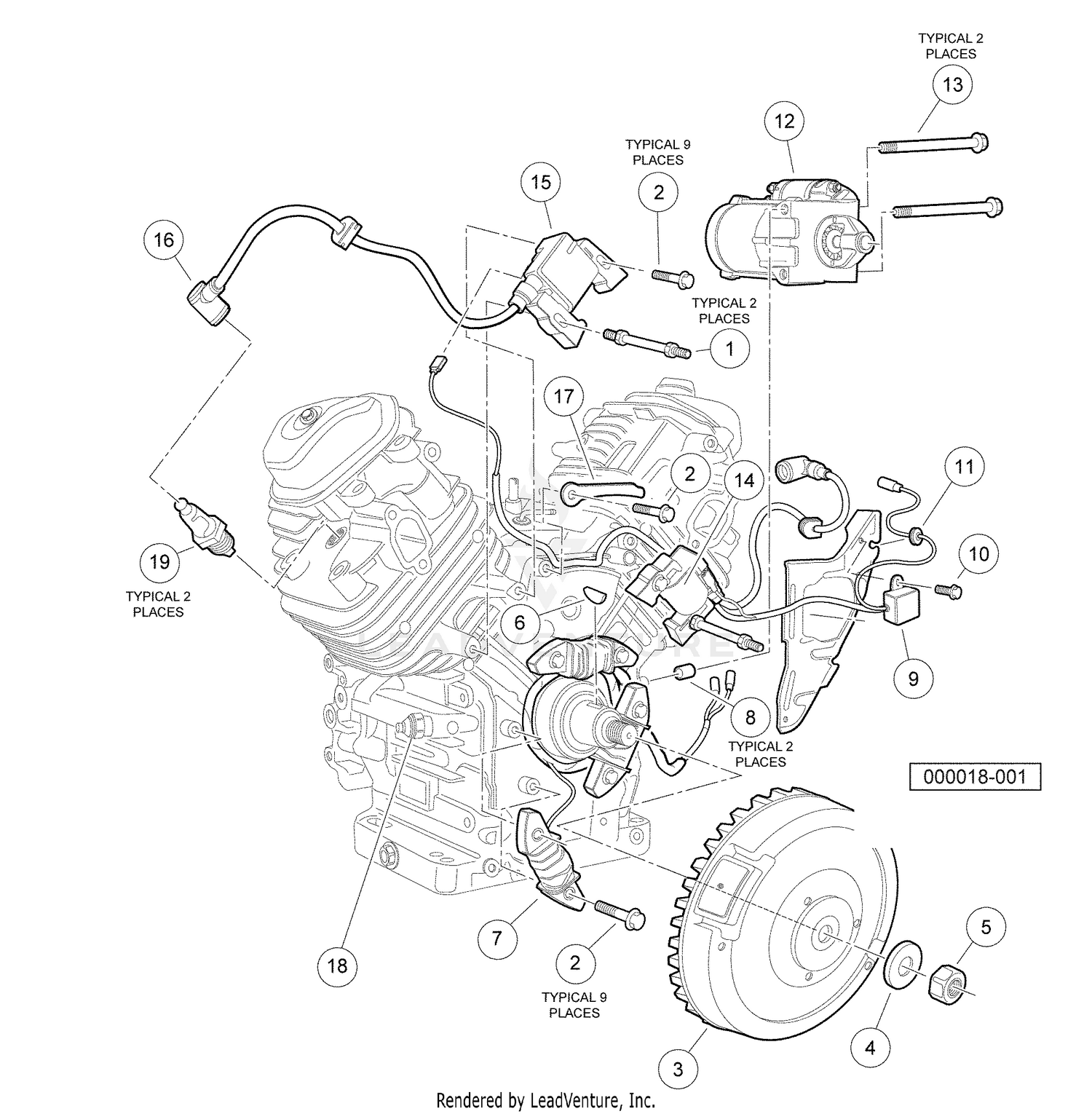 Ignition Components and Flywheel
