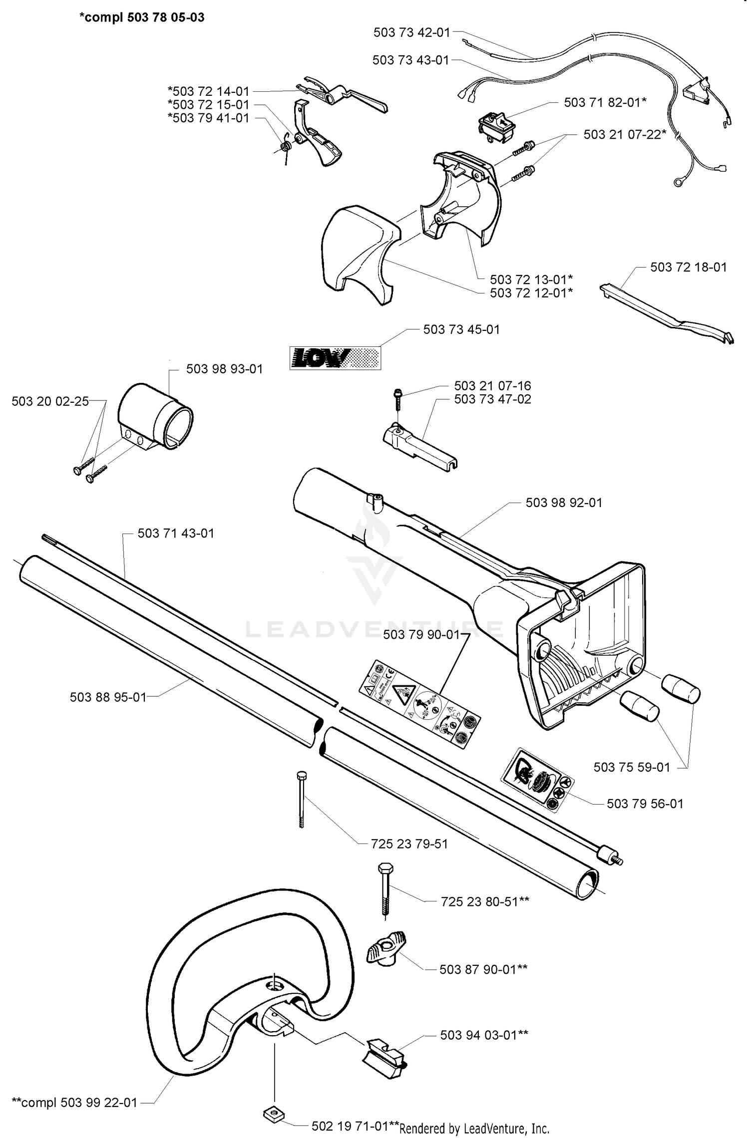 Handle & Shaft Assembly