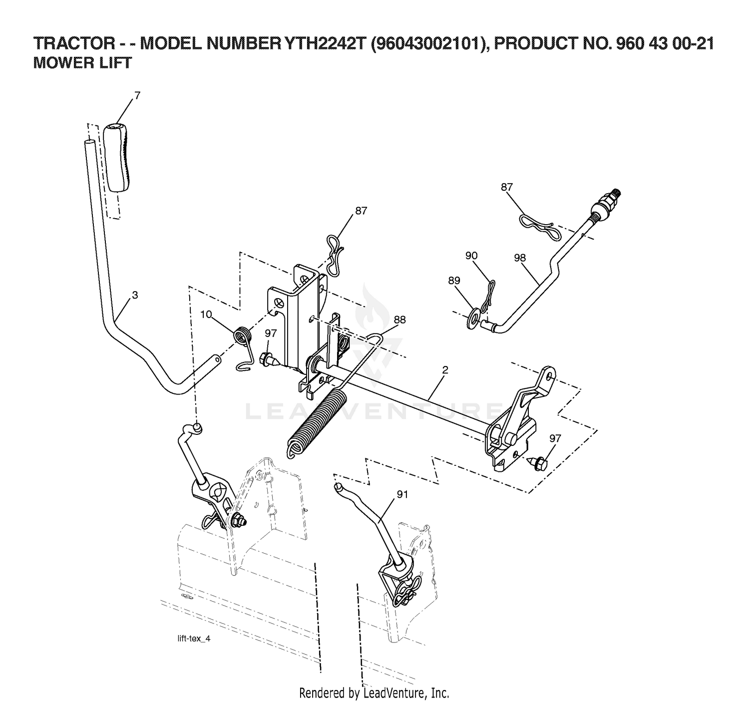 MOWER LIFT / DECK LIFT