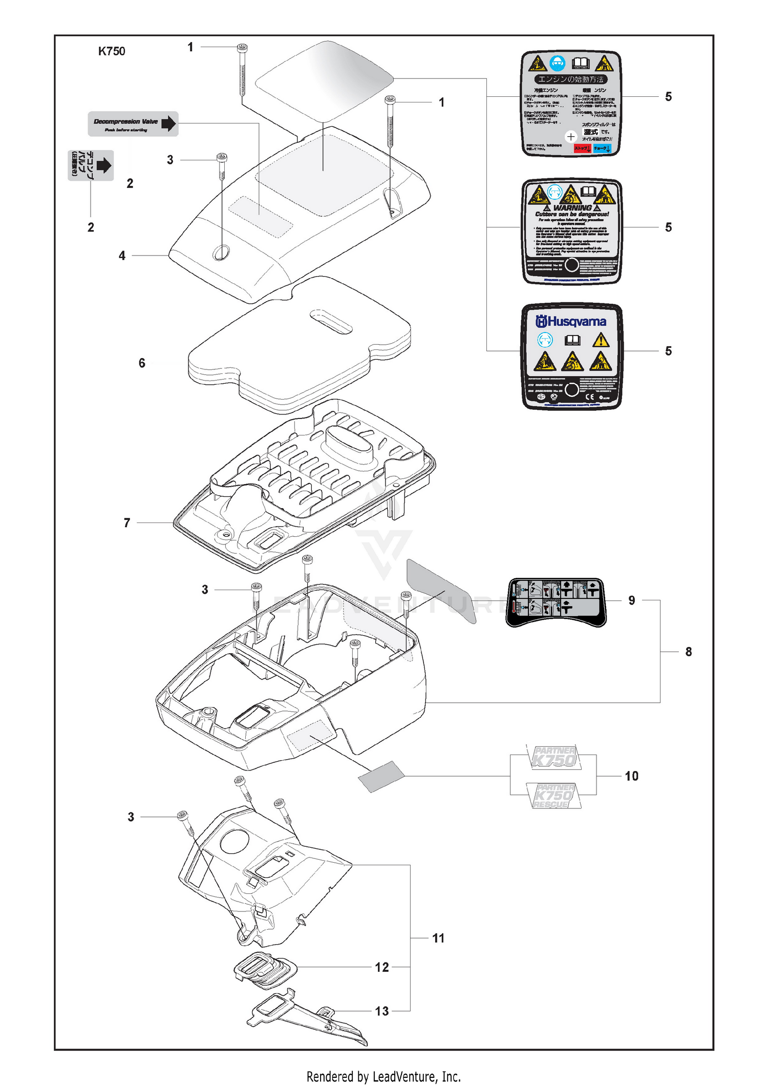 Filter Cover And Prefilter And Cylinder Cover Assy