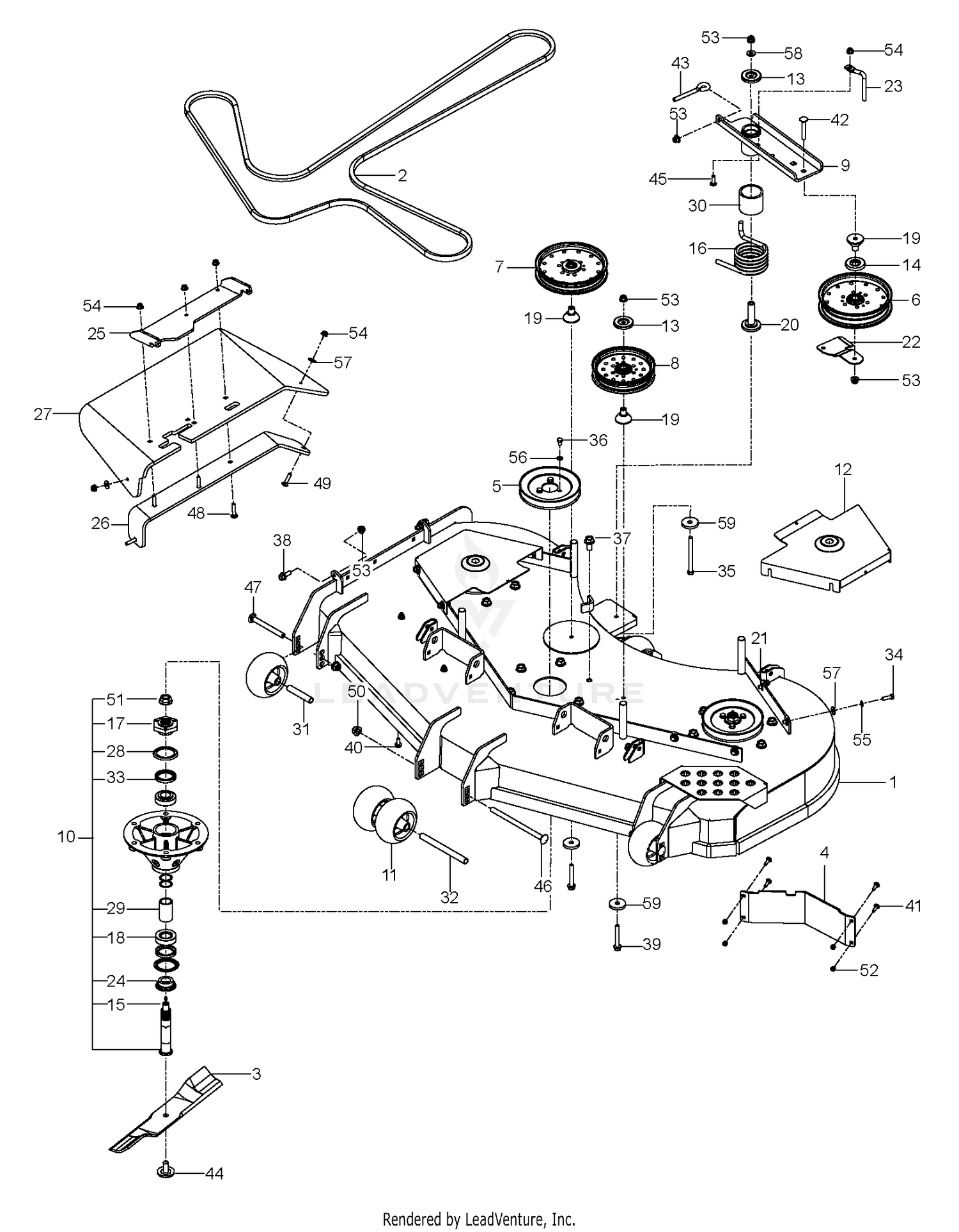 MOWER DECK / CUTTING DECK