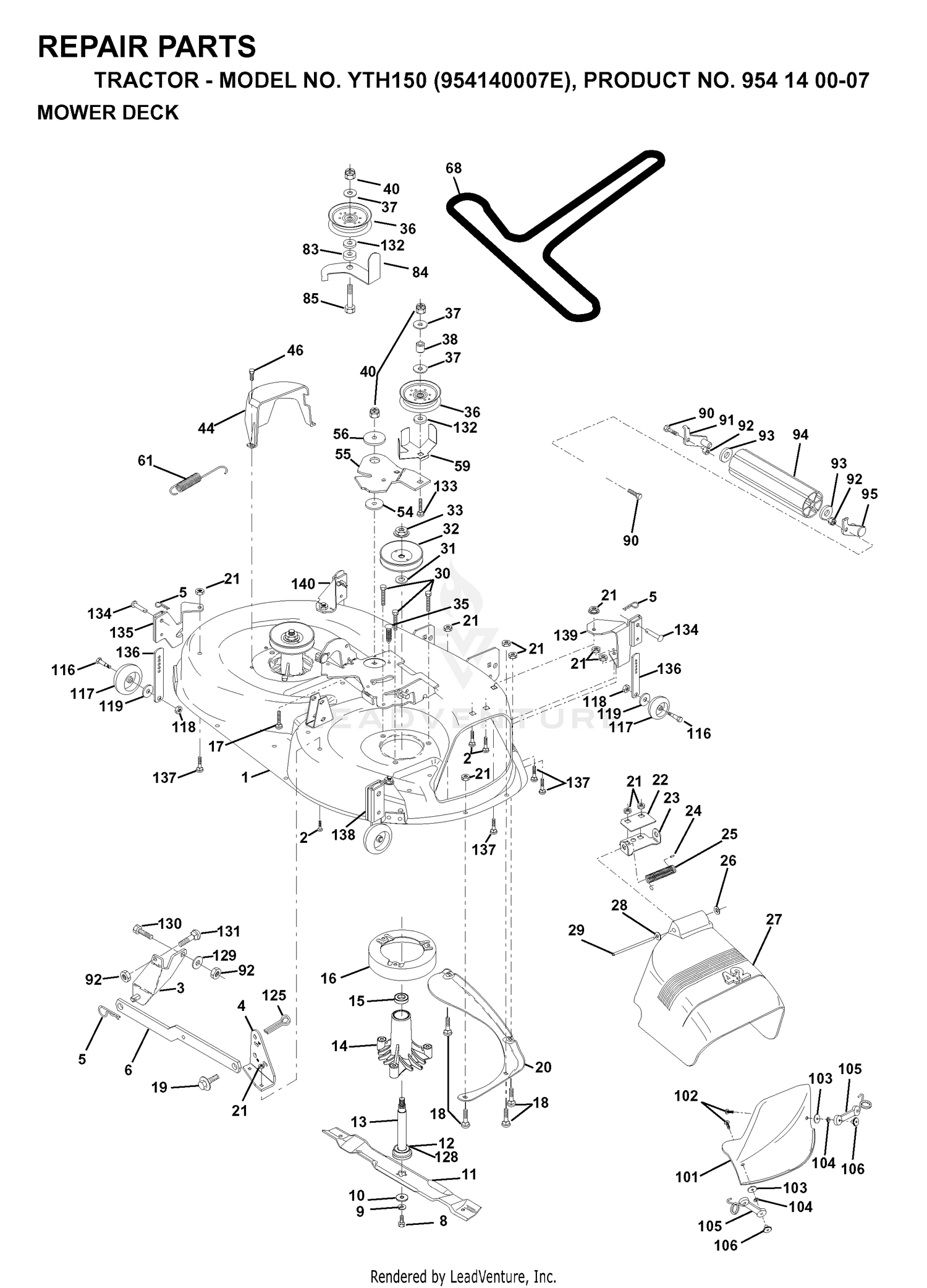 MOWER DECK / CUTTING DECK