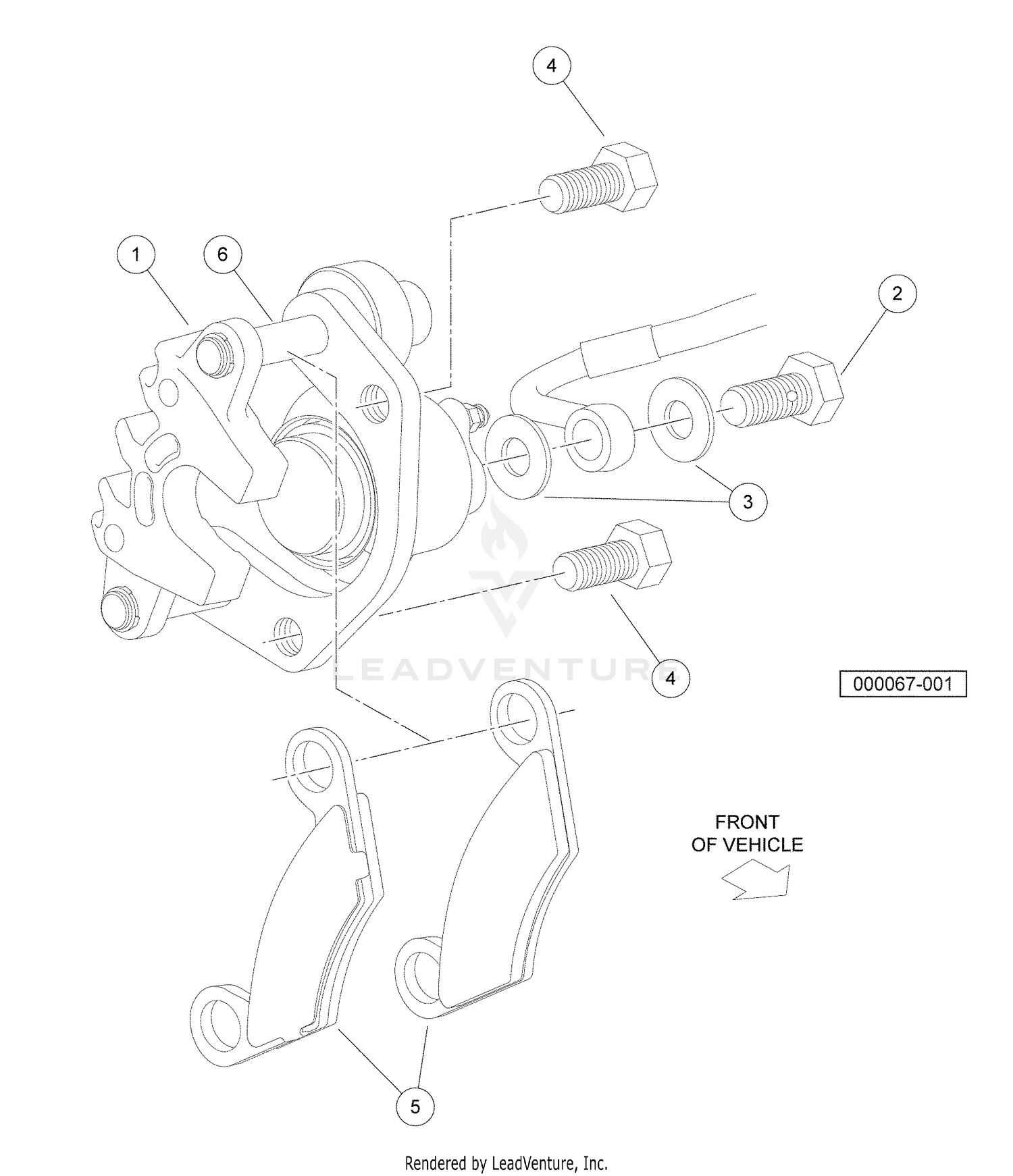 Front Brake Assembly