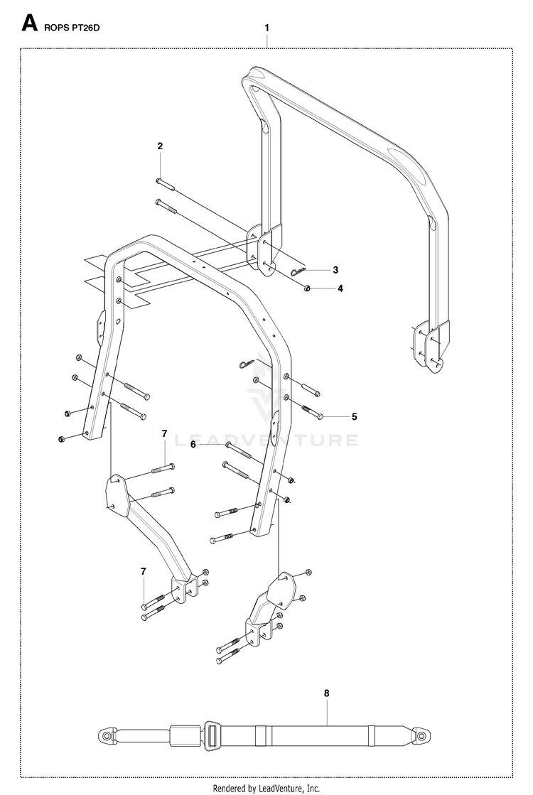 Husqvarna ROPS 965142801 (200905) SNOW BLADES Partswarehouse