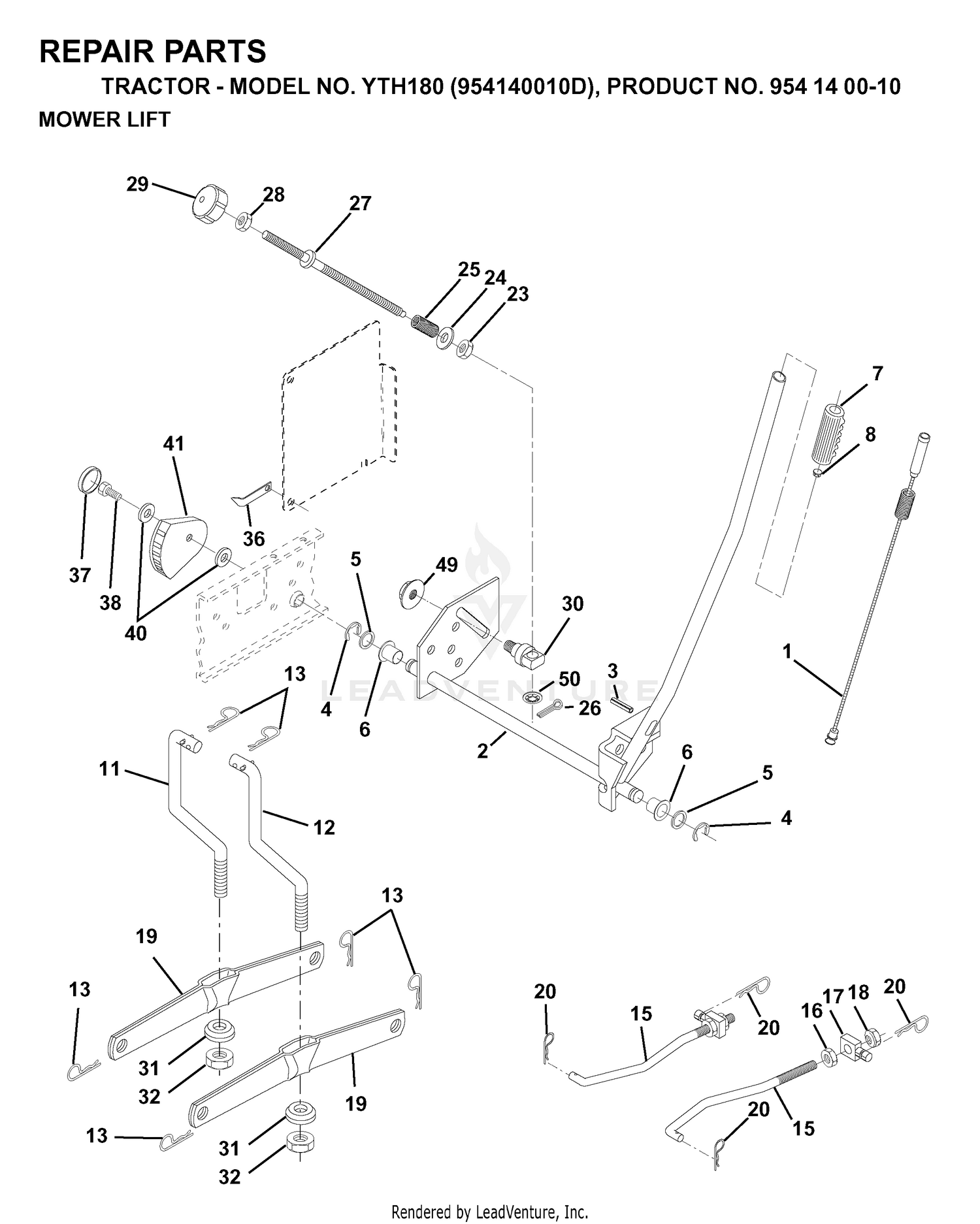 MOWER LIFT / DECK LIFT