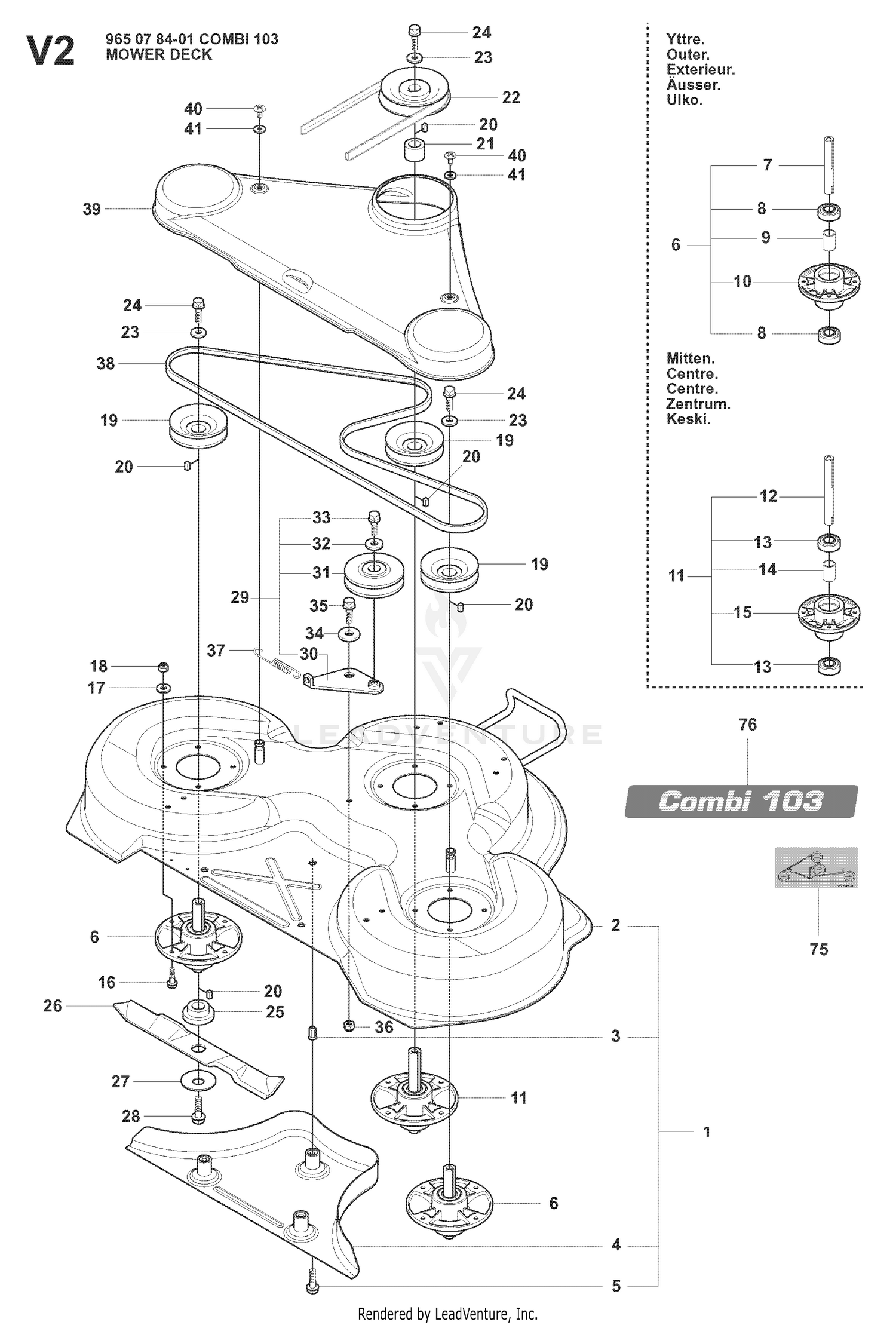 MOWER DECK / CUTTING DECK 3