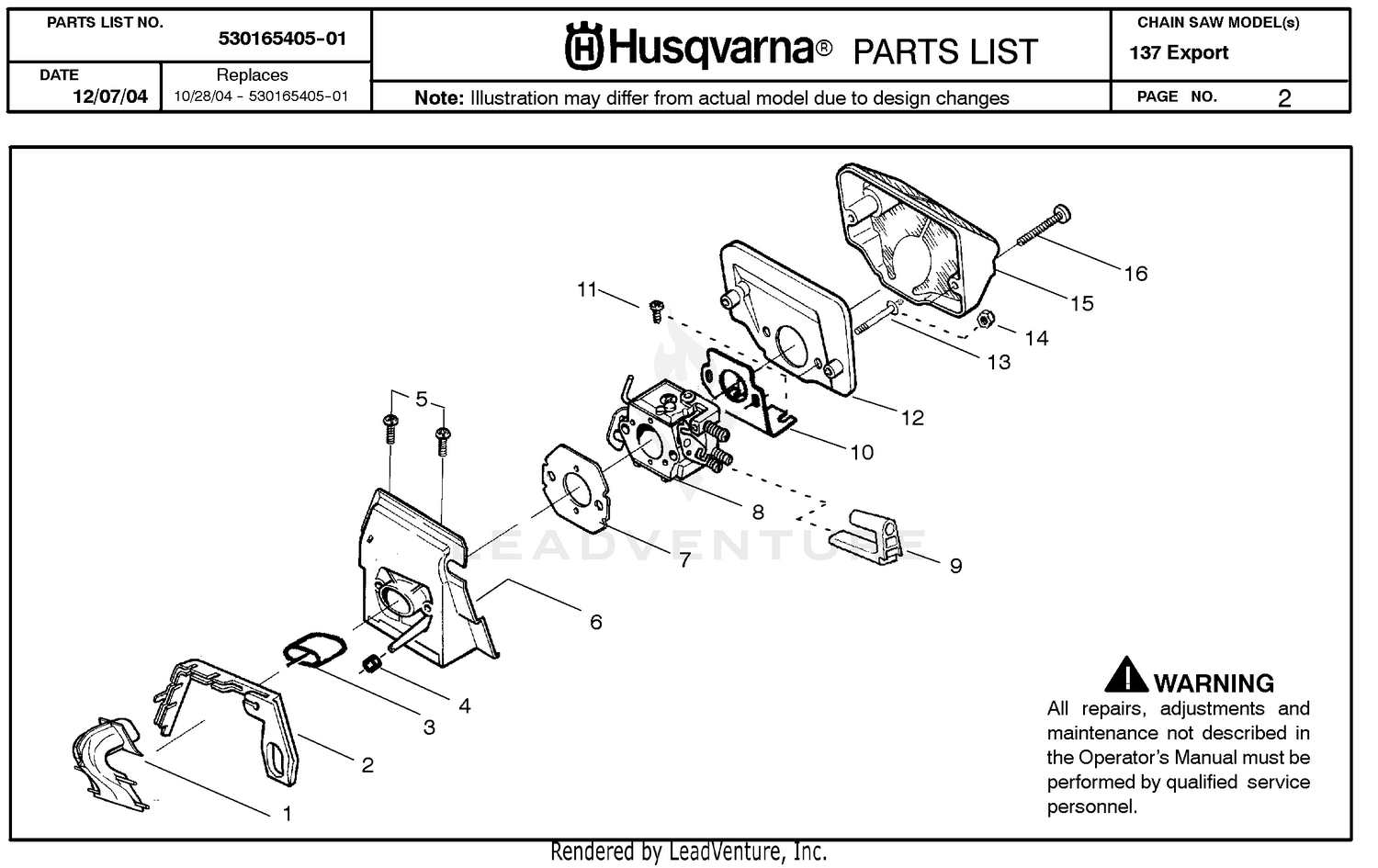 CARBURETOR & AIR FILTER