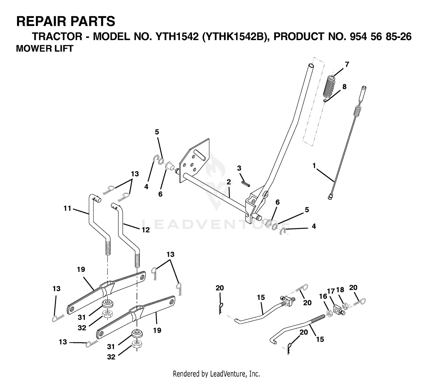 MOWER LIFT / DECK LIFT