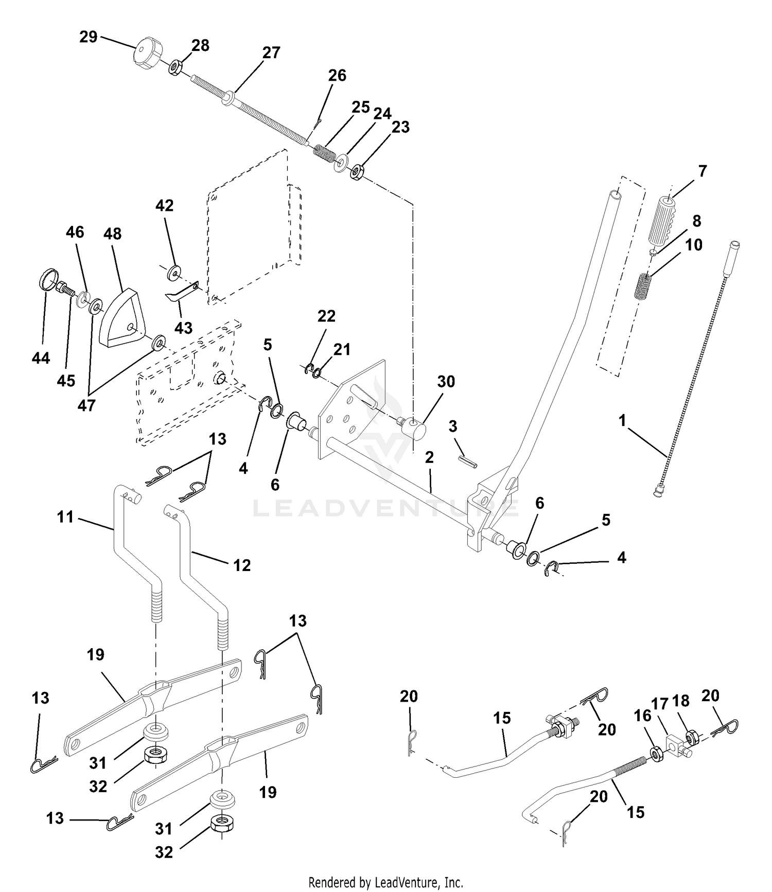 Mower Lift Assembly