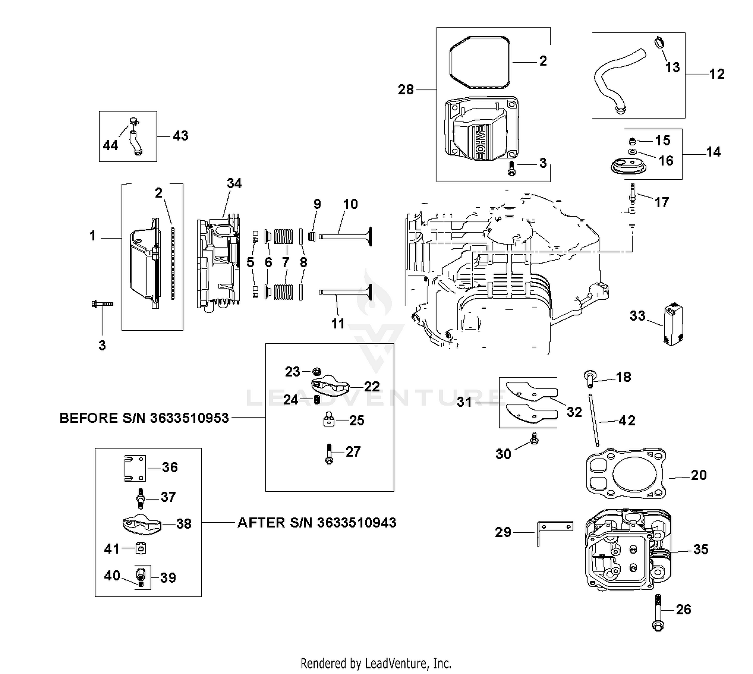 CYLINDER HEAD/VALVE/BREATHER