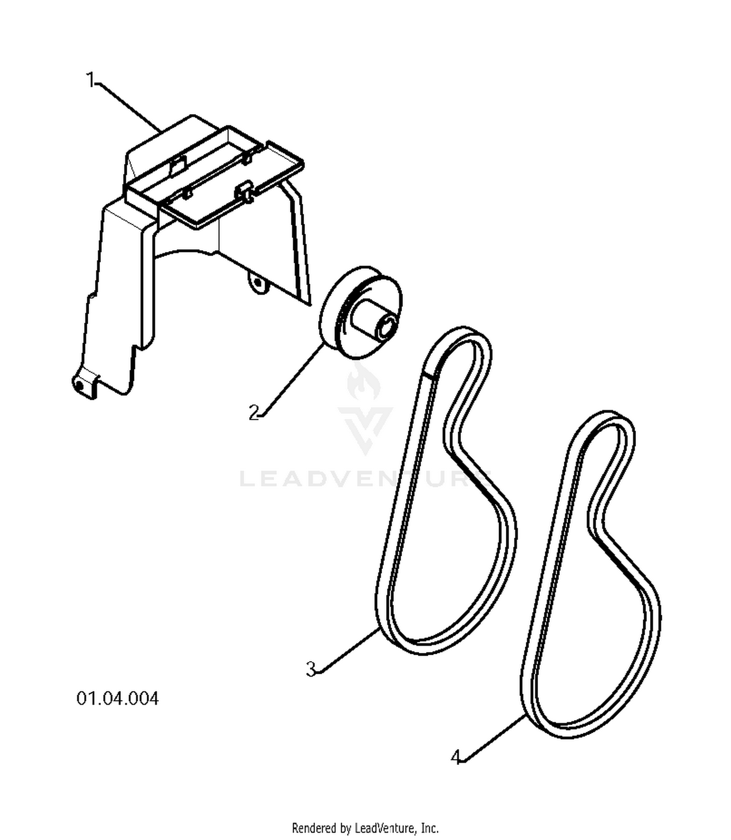 CHASSIS, ENGINE & PULLEYS 2