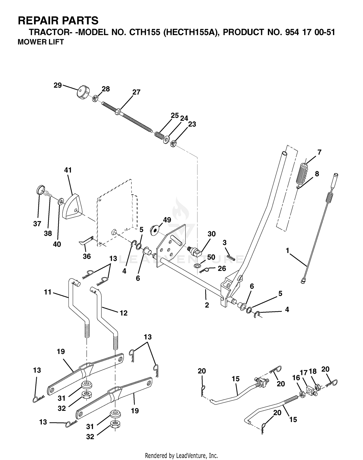 MOWER LIFT / DECK LIFT
