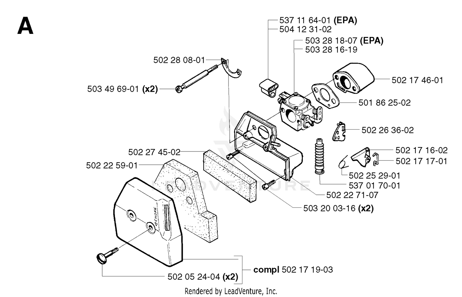 CARBURETOR & AIR FILTER 2