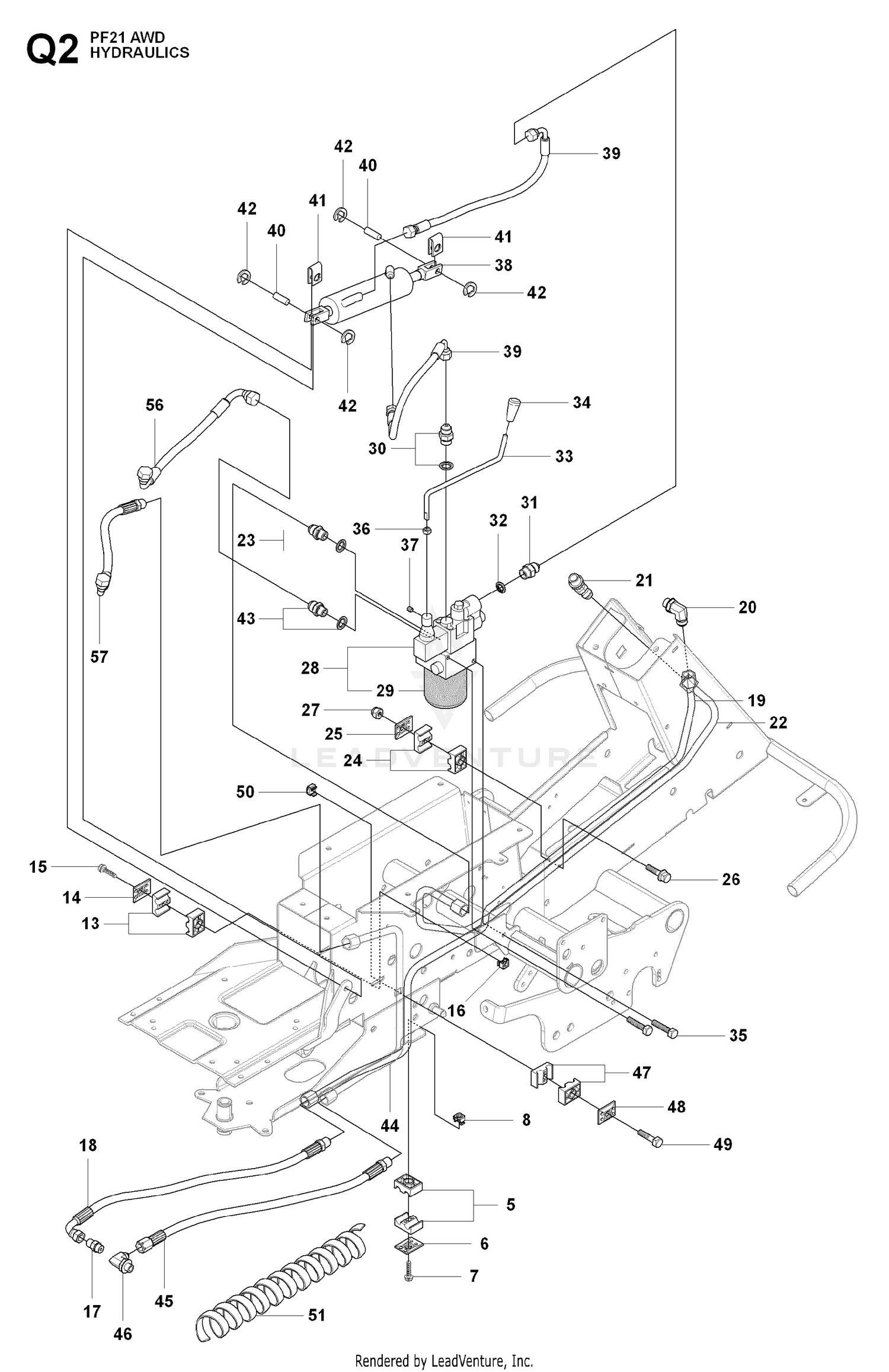 HYDRAULIC PUMP - MOTOR