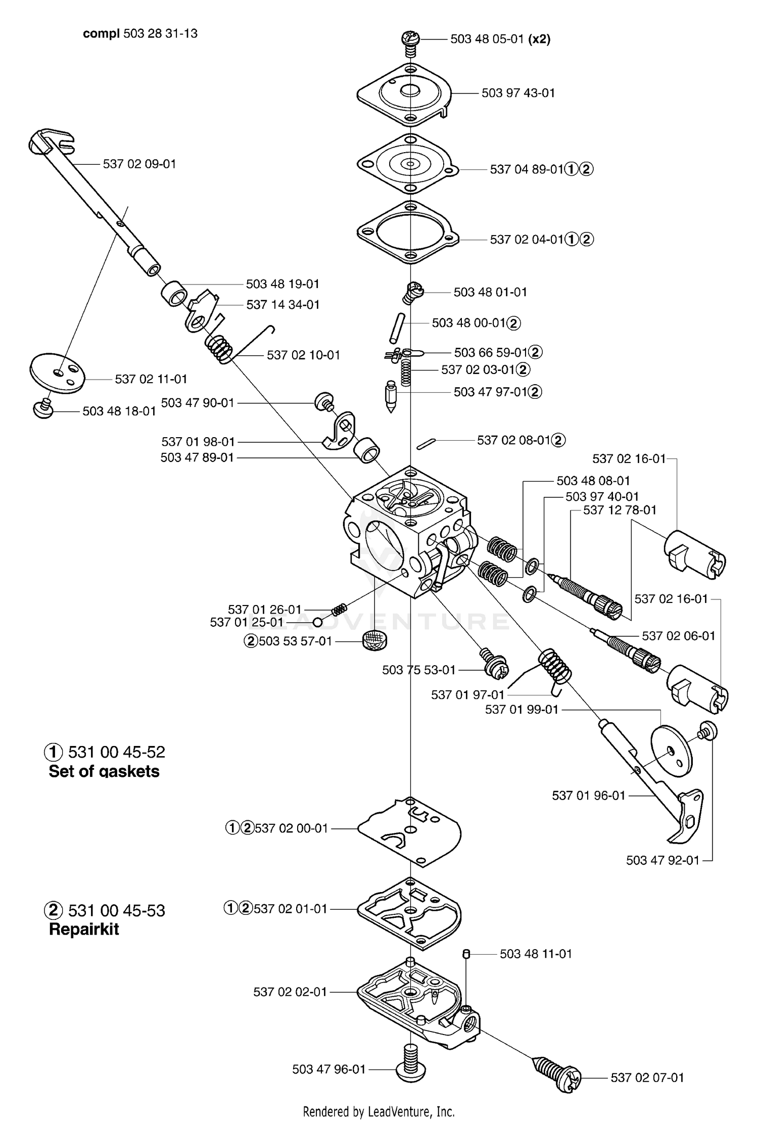 Carburetor Parts Zama C1Q-EL 14
