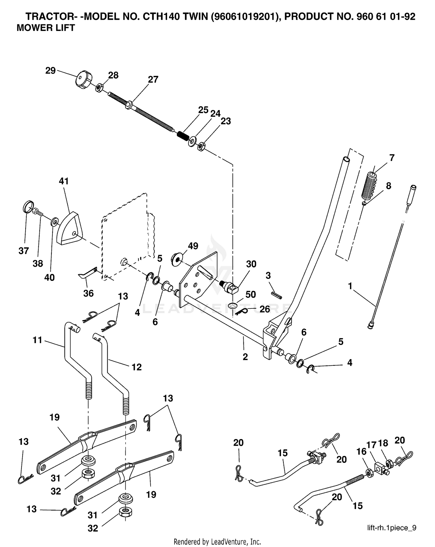 MOWER LIFT / DECK LIFT
