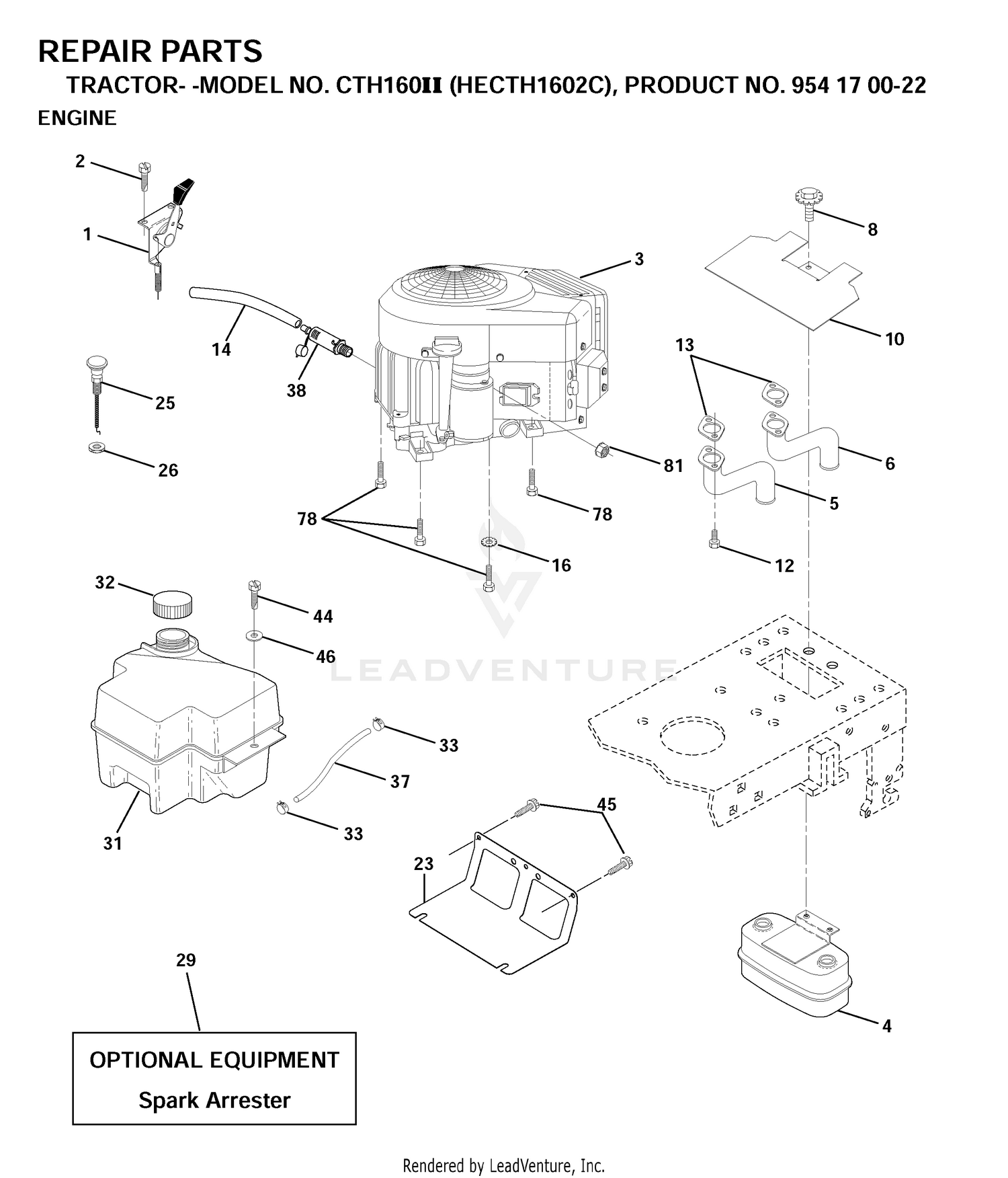ENGINE & CUTTING EQUIPMENT