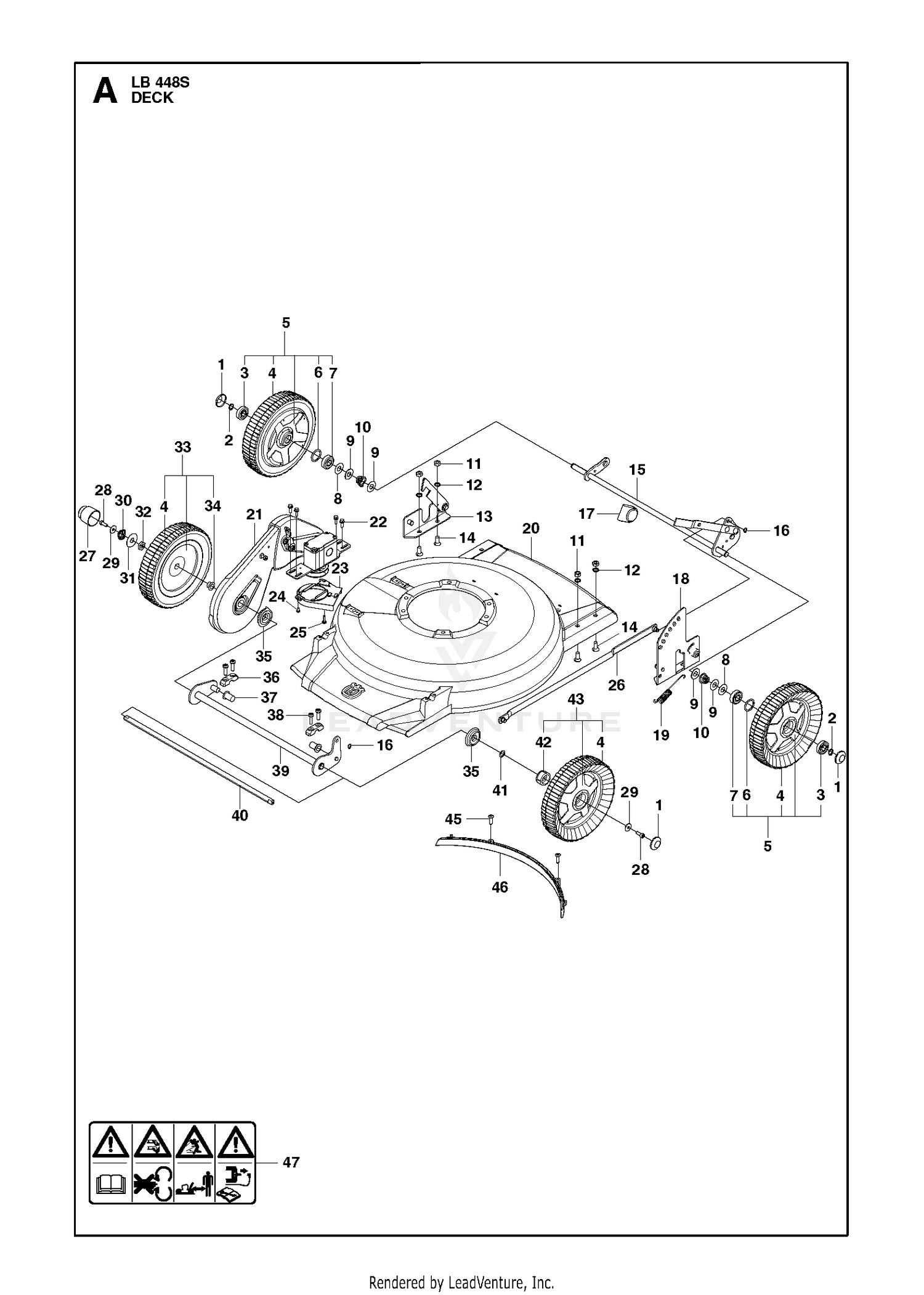 MOWER DECK / CUTTING DECK