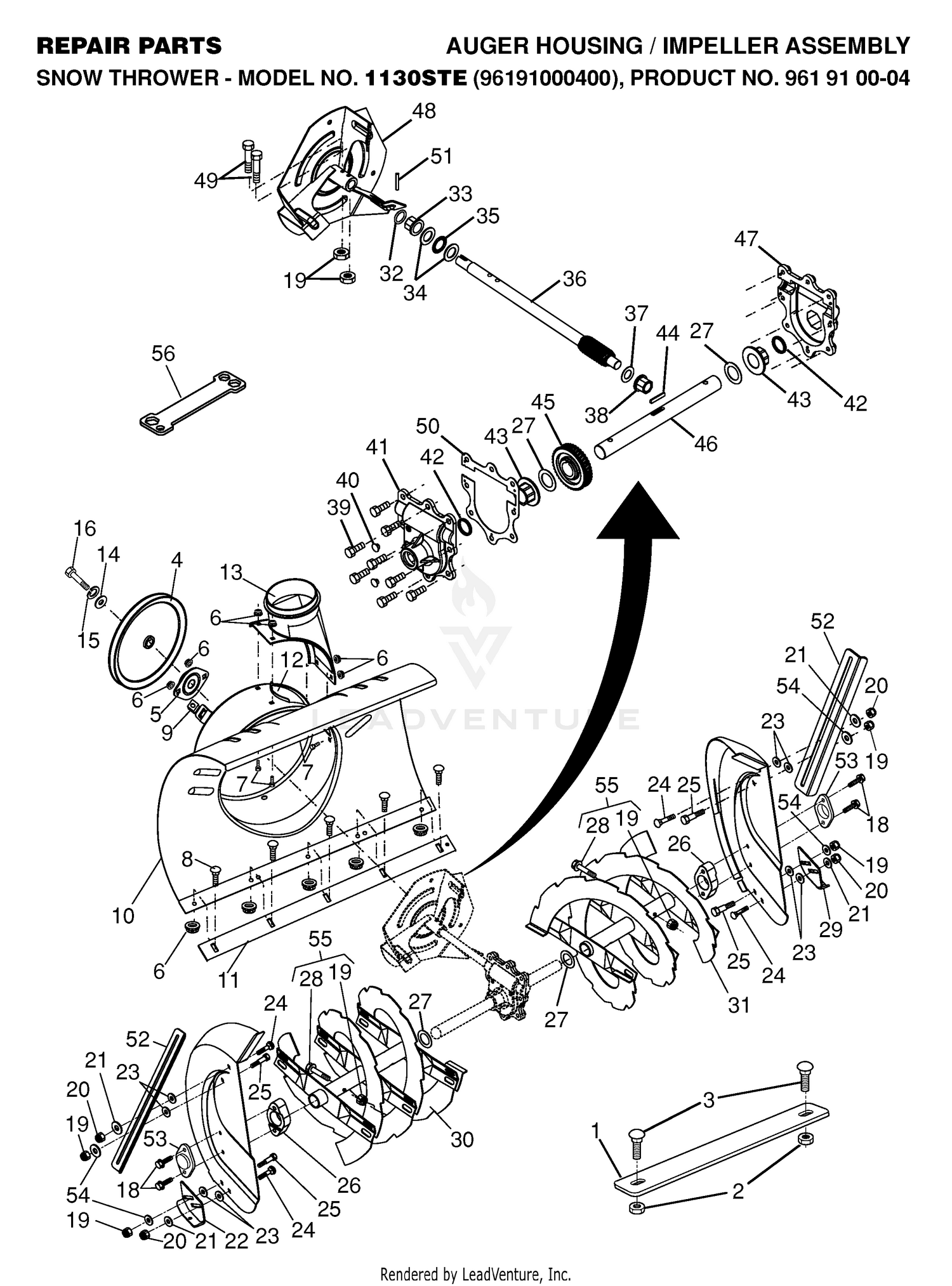 AUGER HOUSING & IMPELLER