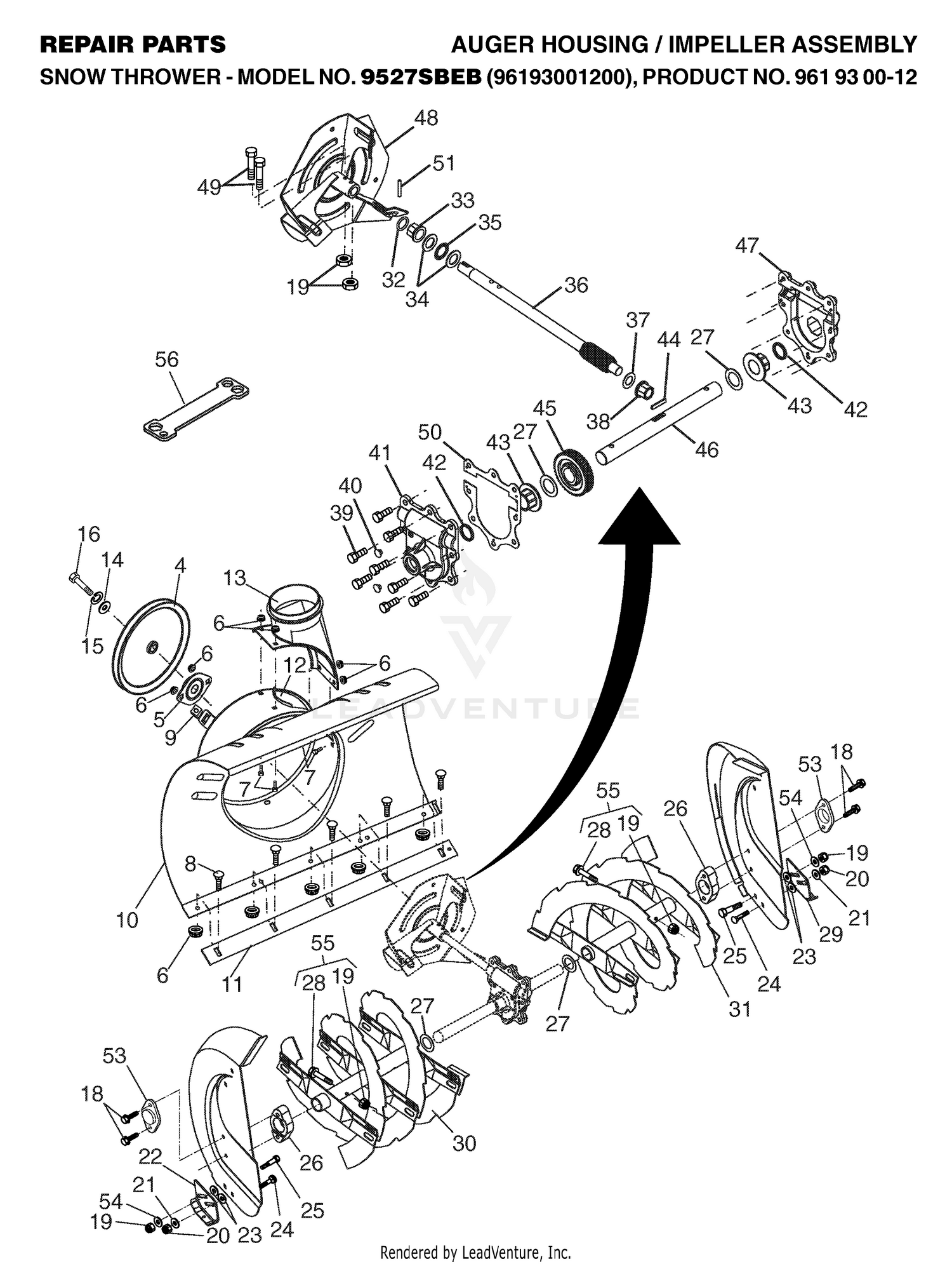 AUGER HOUSING & IMPELLER