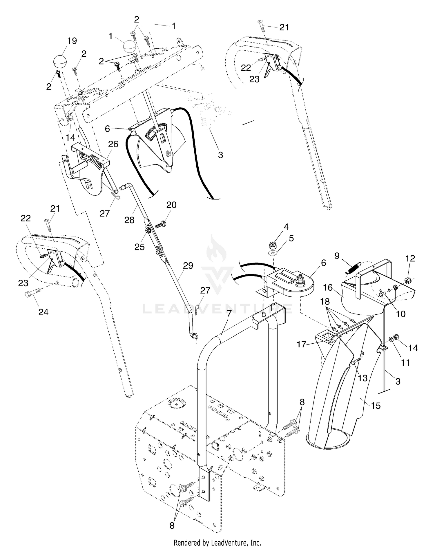 Control Panel / Discharge Chute