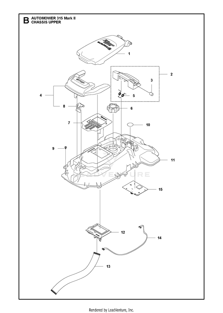 Husqvarna AUTOMOWER 315 Mark II Robotic Lawn Mower Parts and ...