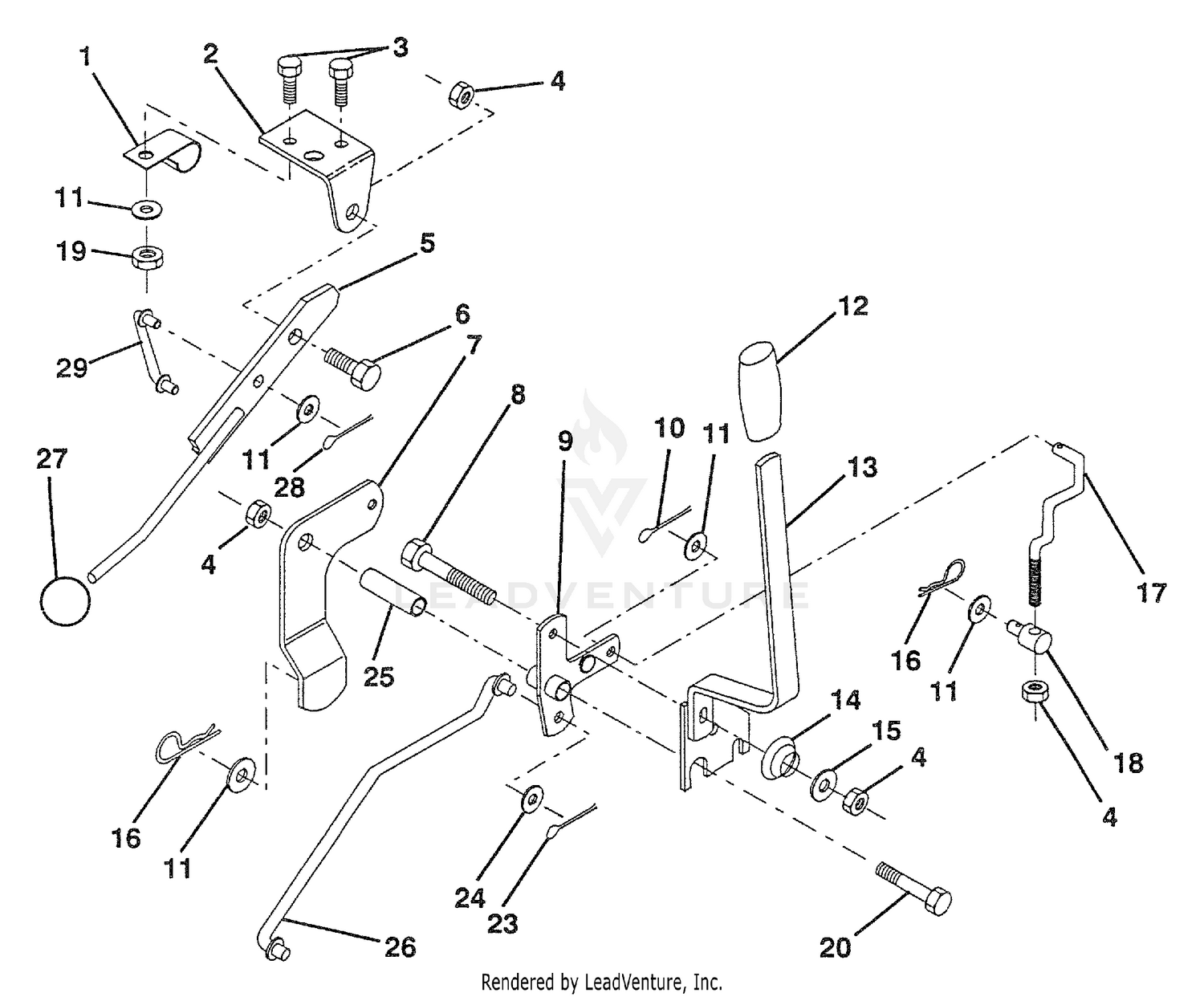 Mower Lift Lever (Part 1)