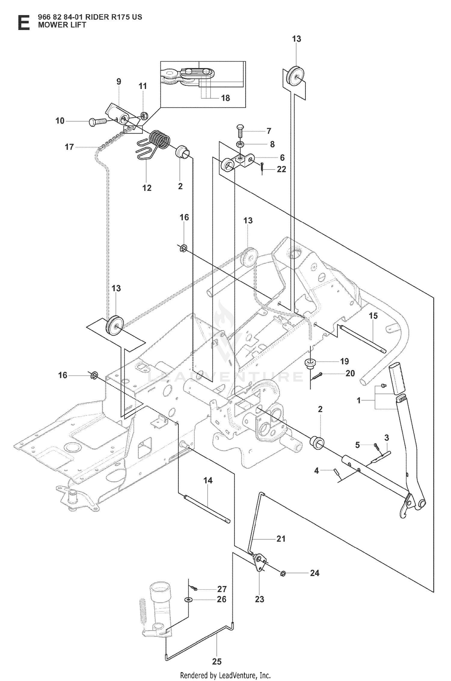 MOWER LIFT / DECK LIFT