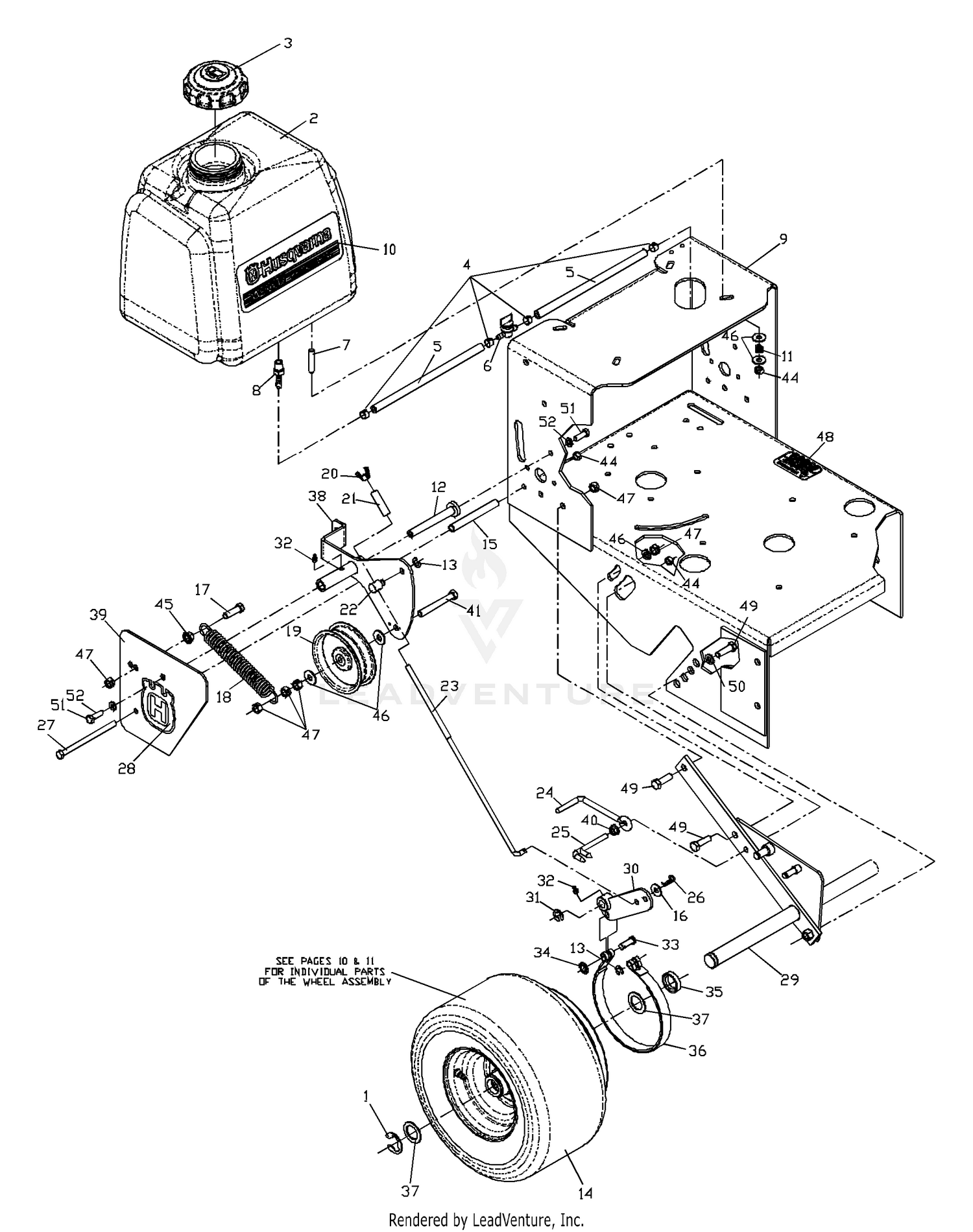 Drive Wheel & Axle Assembly