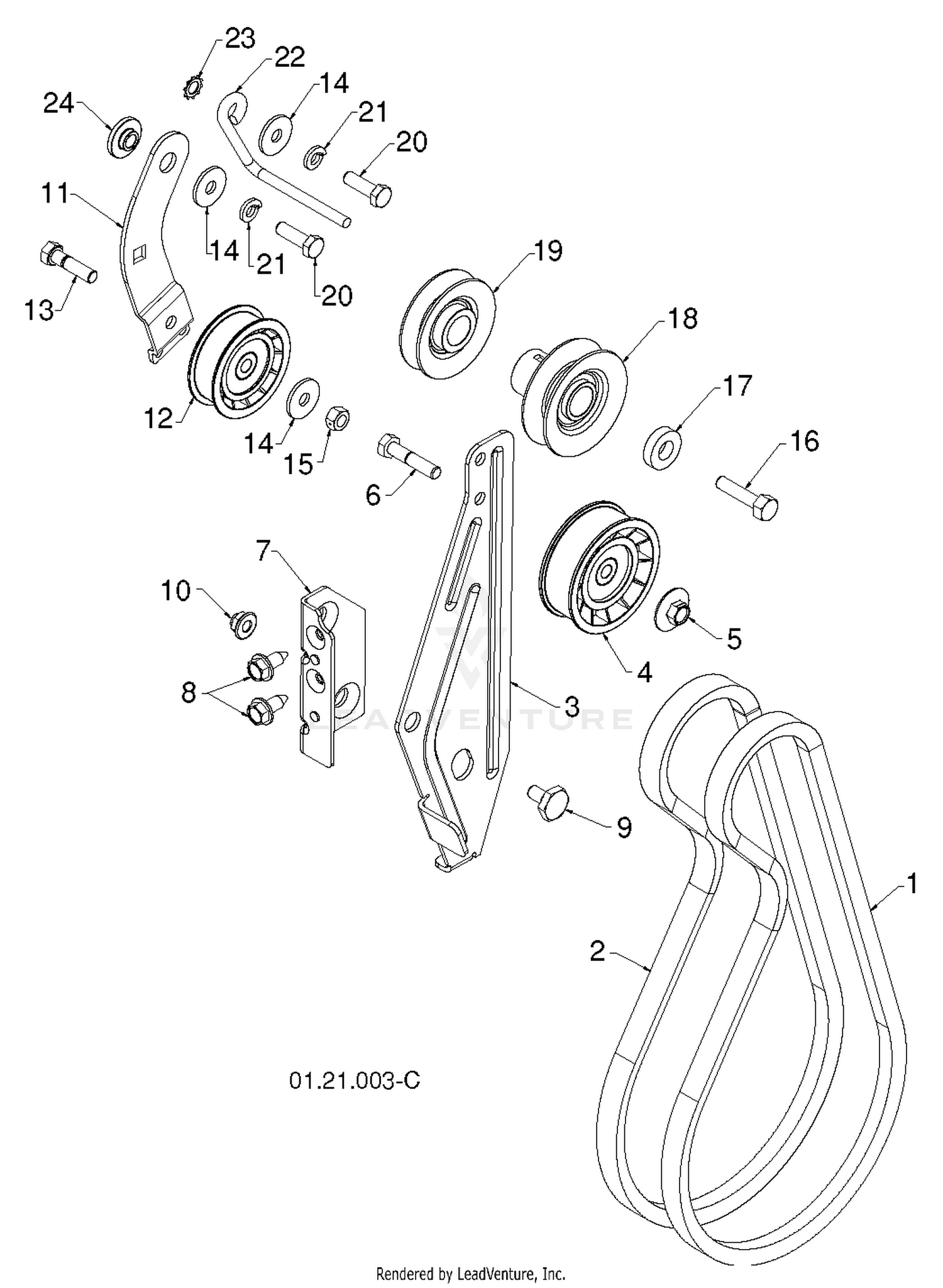 "CHASSIS, ENGINE & PULLEYS" 3