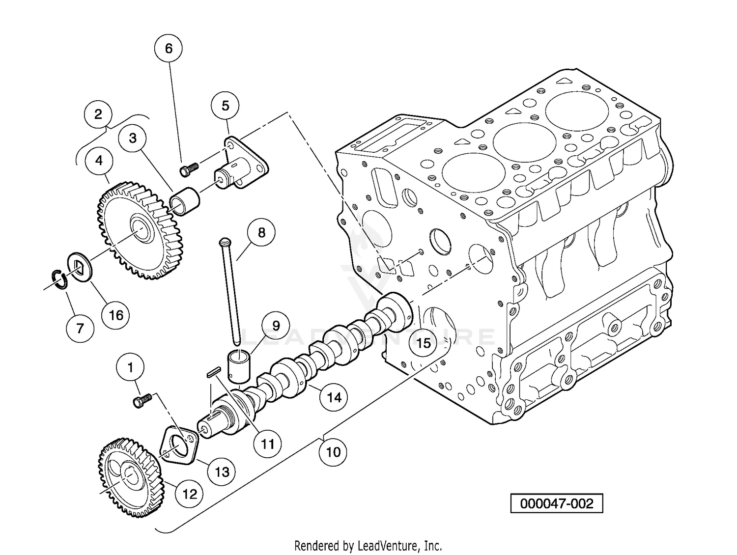 Camshaft and Idle Gear