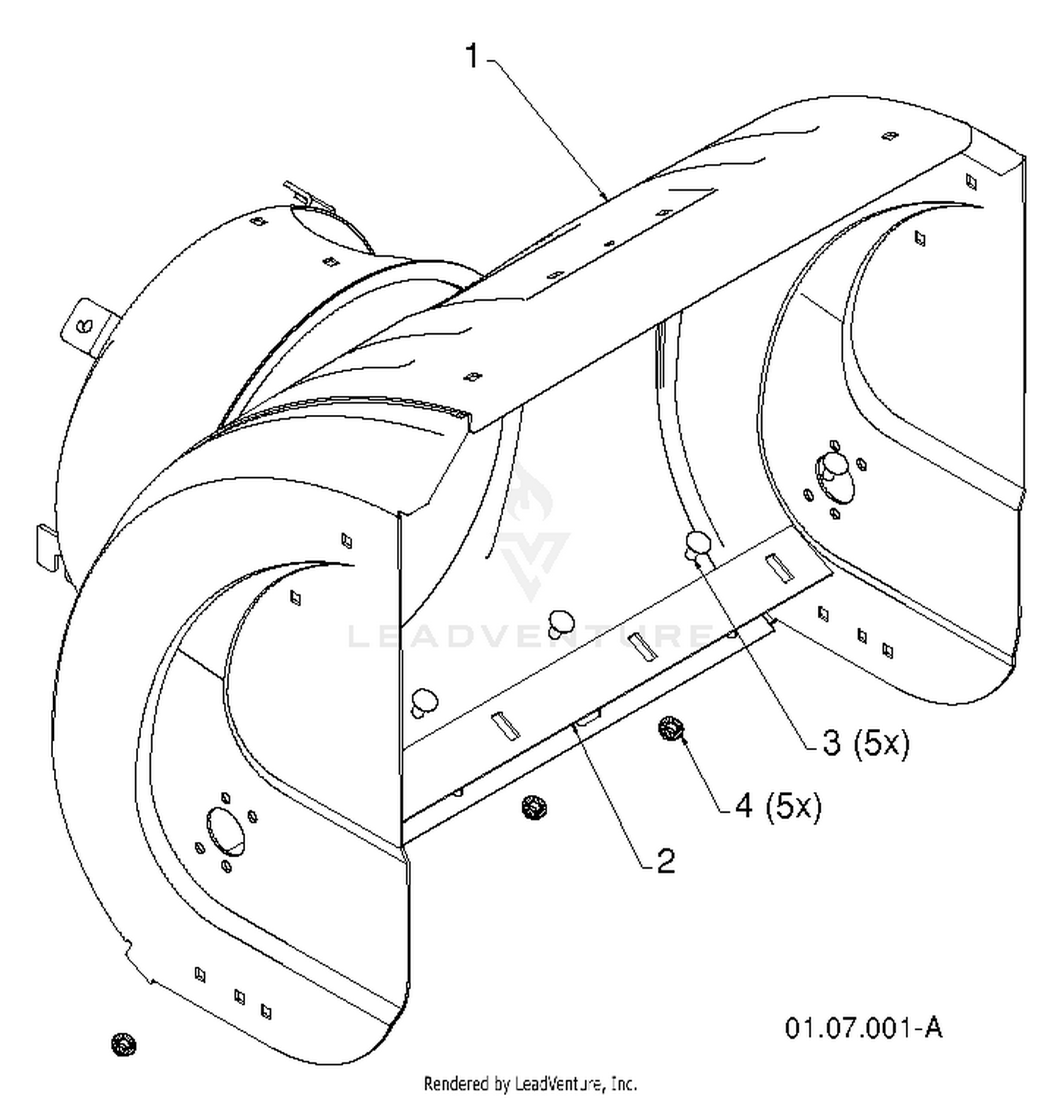 AUGER HOUSING & IMPELLER