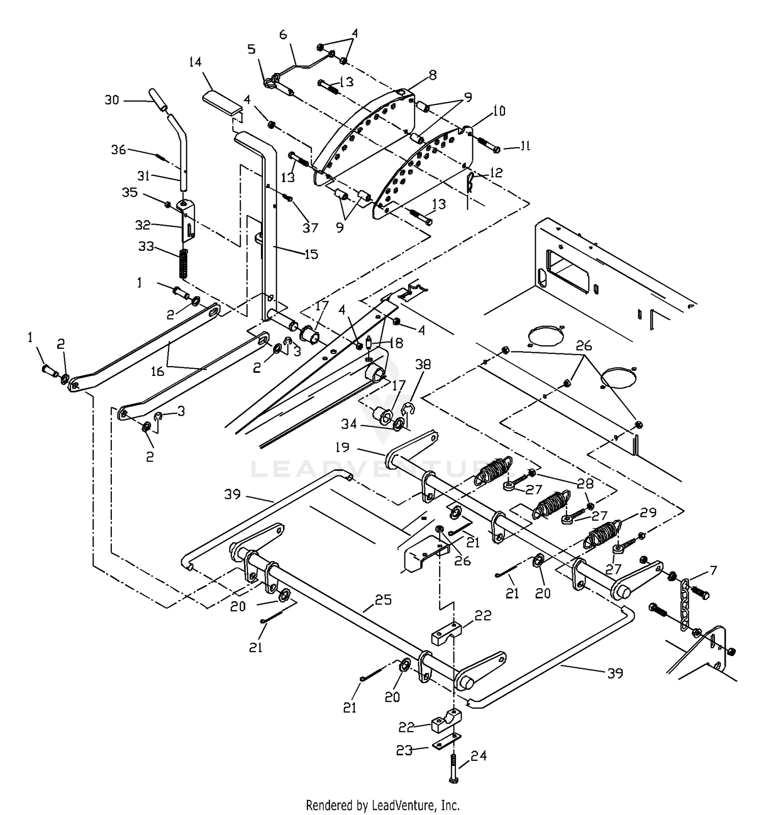 Deck Lift Assembly