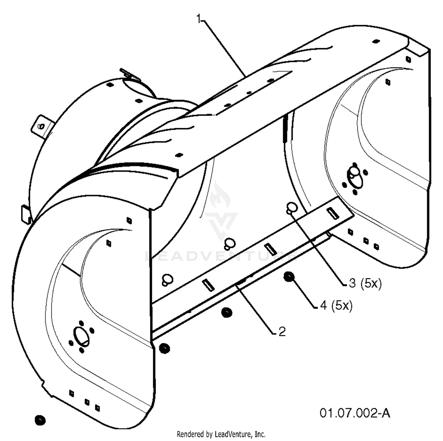 AUGER HOUSING IMPELLER