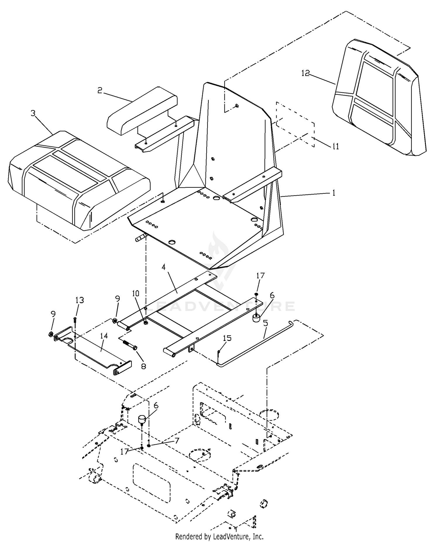 Suspension Seat Assembly
