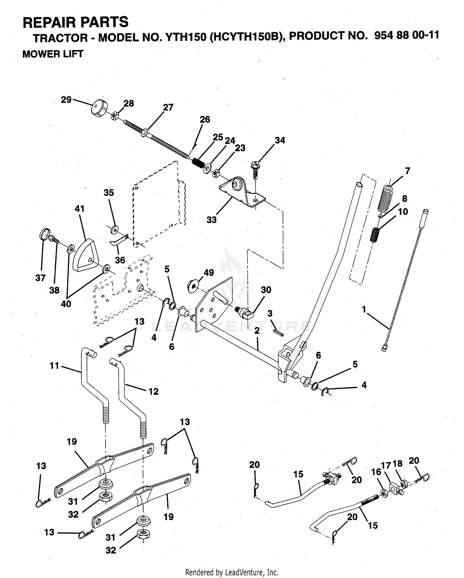 MOWER LIFT / DECK LIFT