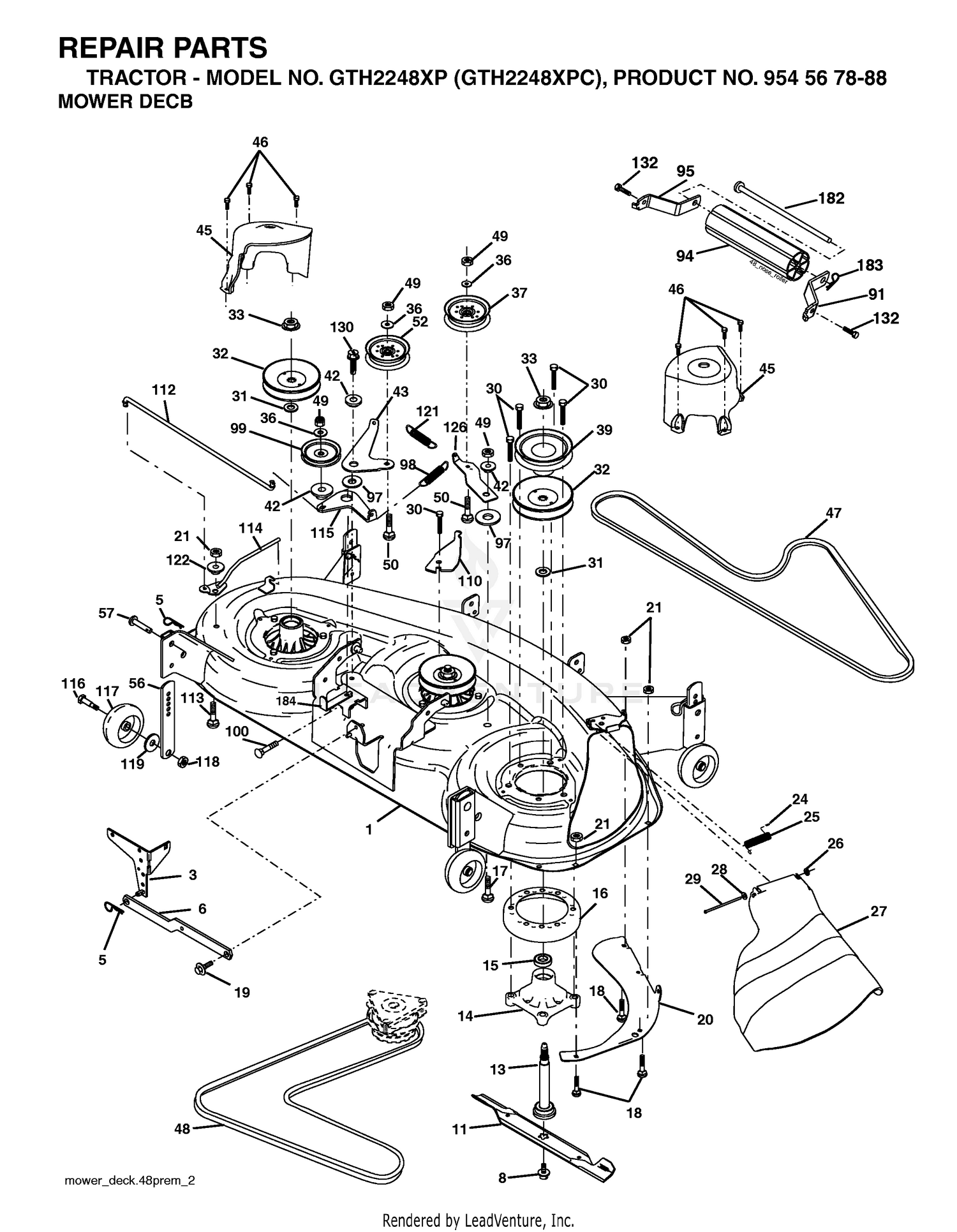 MOWER DECK / CUTTING DECK