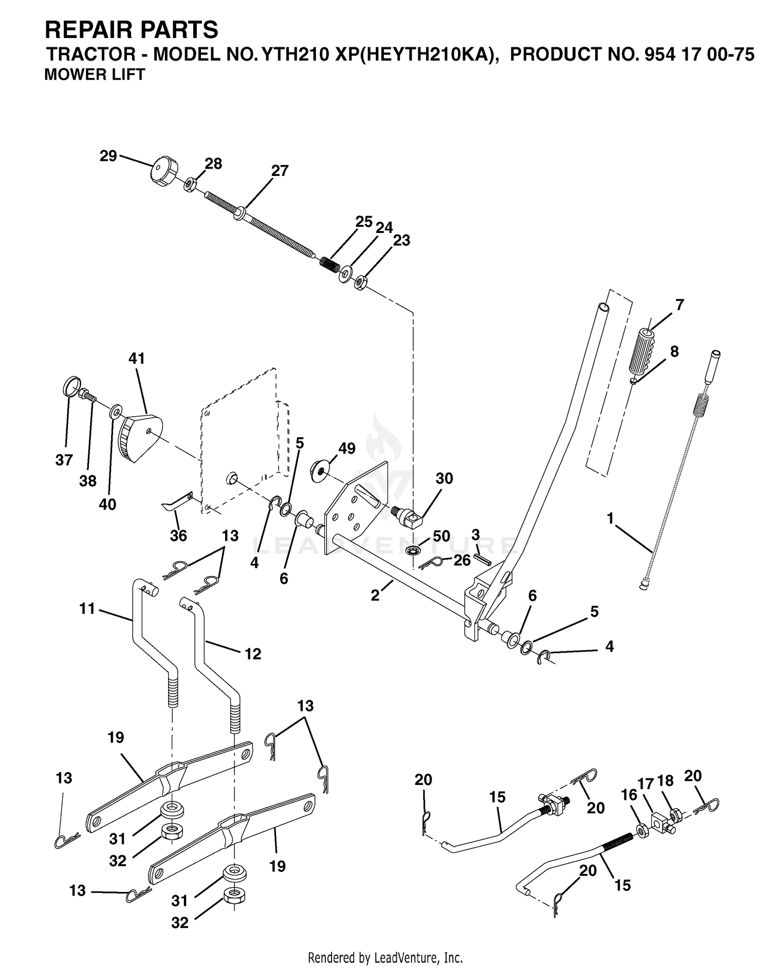 MOWER LIFT / DECK LIFT
