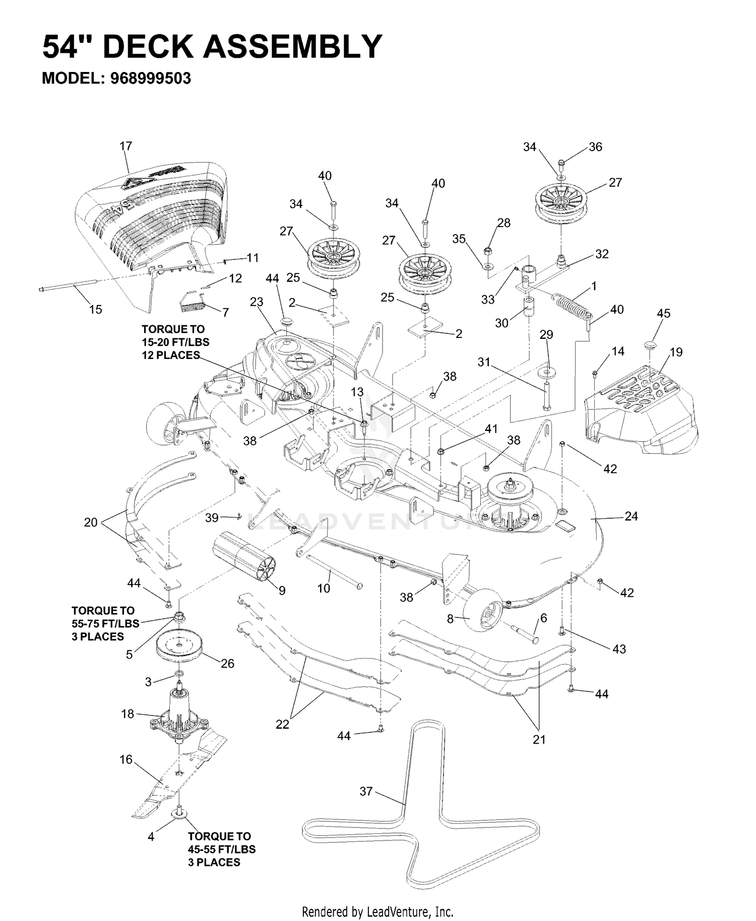 MOWER DECK / CUTTING DECK