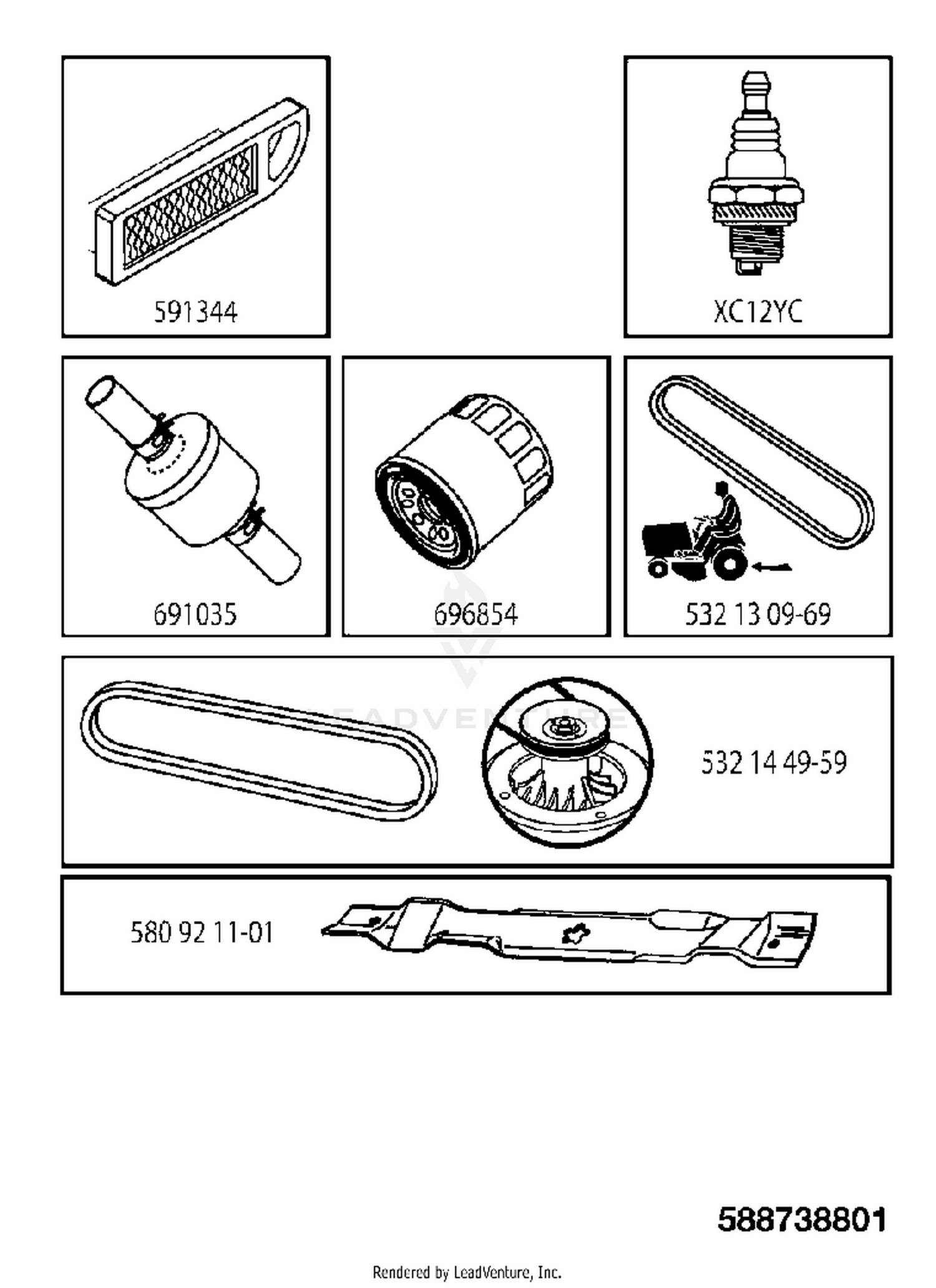 FREQUENTLY USED PARTS