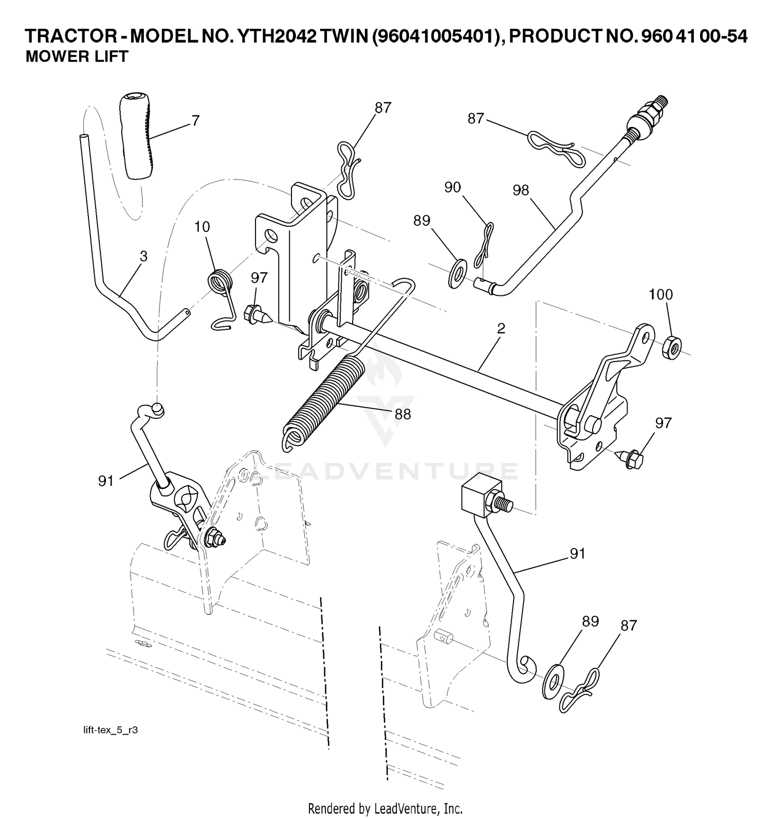 MOWER LIFT / DECK LIFT