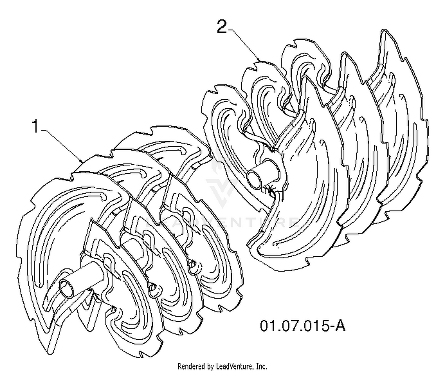 AUGER HOUSING IMPELLER