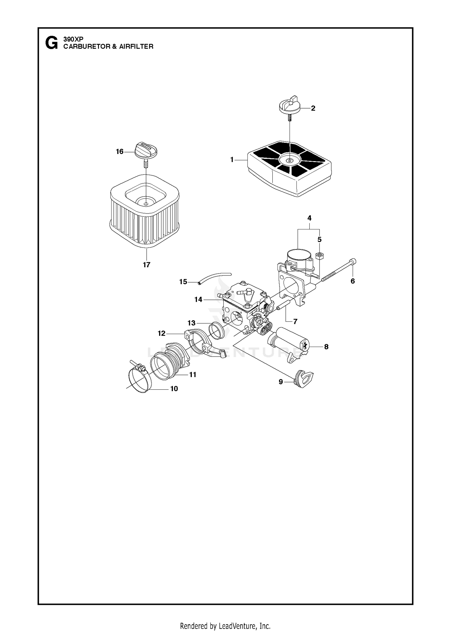 CARBURETOR & AIR FILTER 4