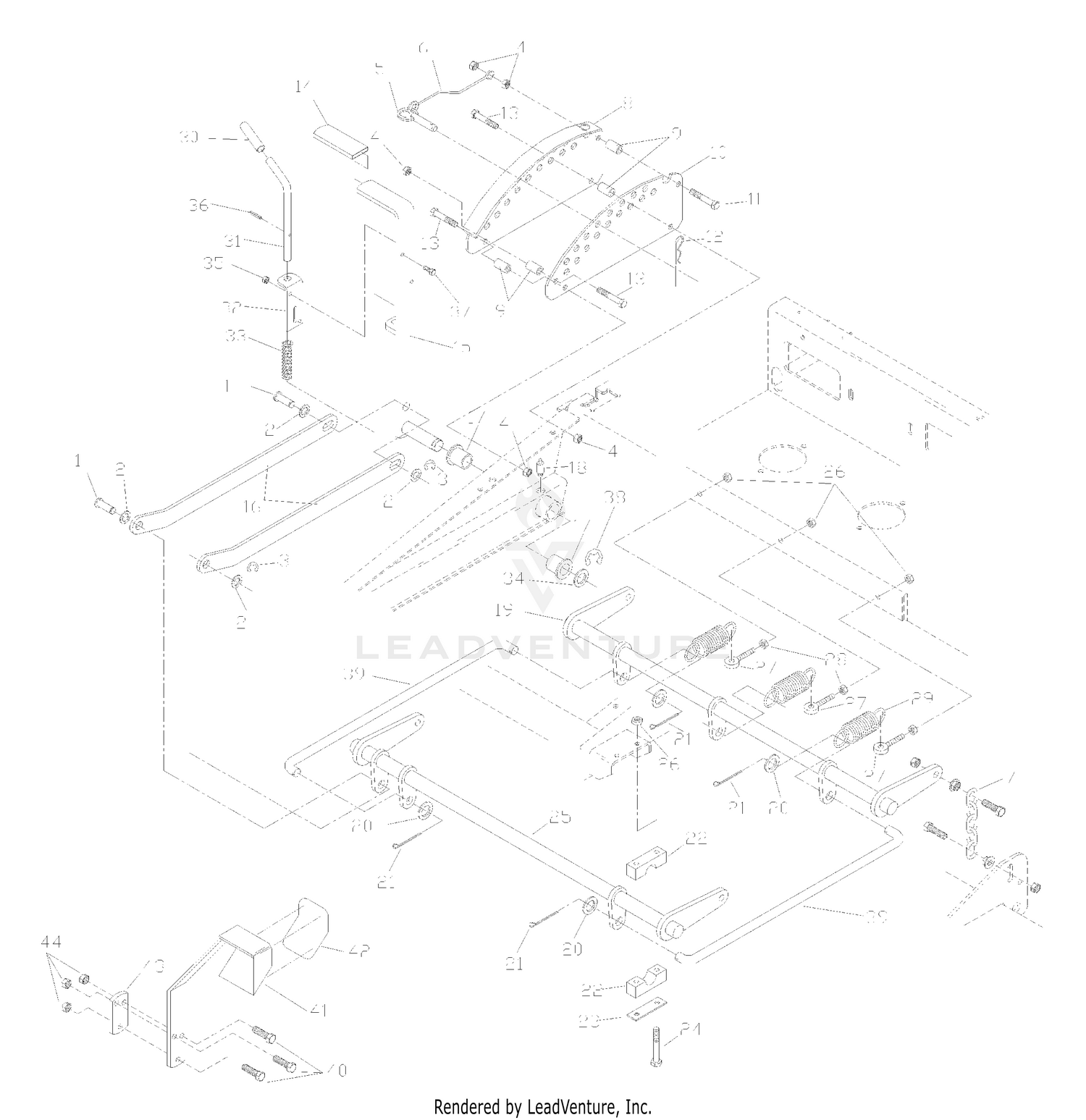 Deck Lift Assembly
