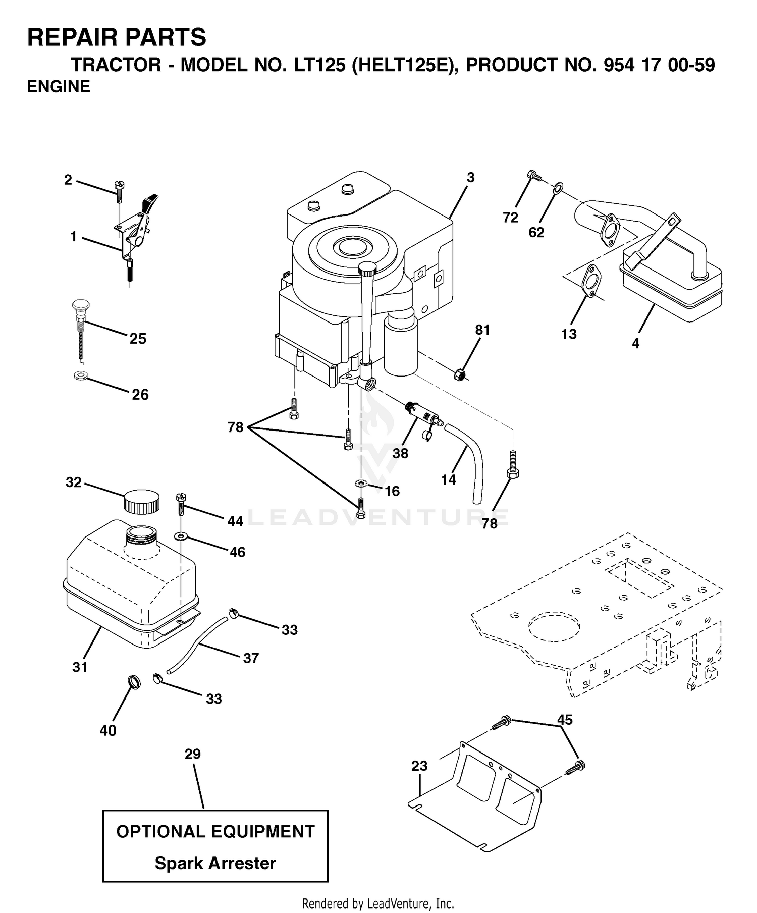 ENGINE & CUTTING EQUIPMENT
