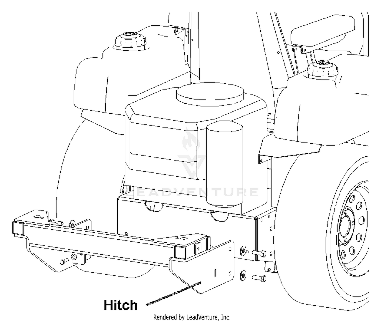 Custom Kit For iZ 540200942 - Hitch