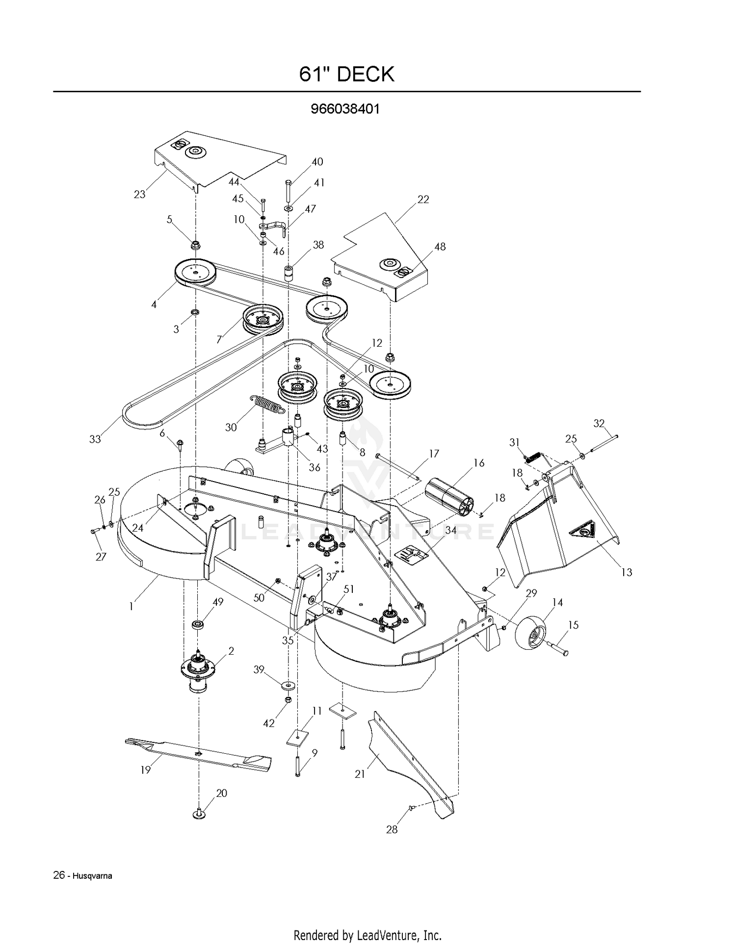 MOWER DECK / CUTTING DECK